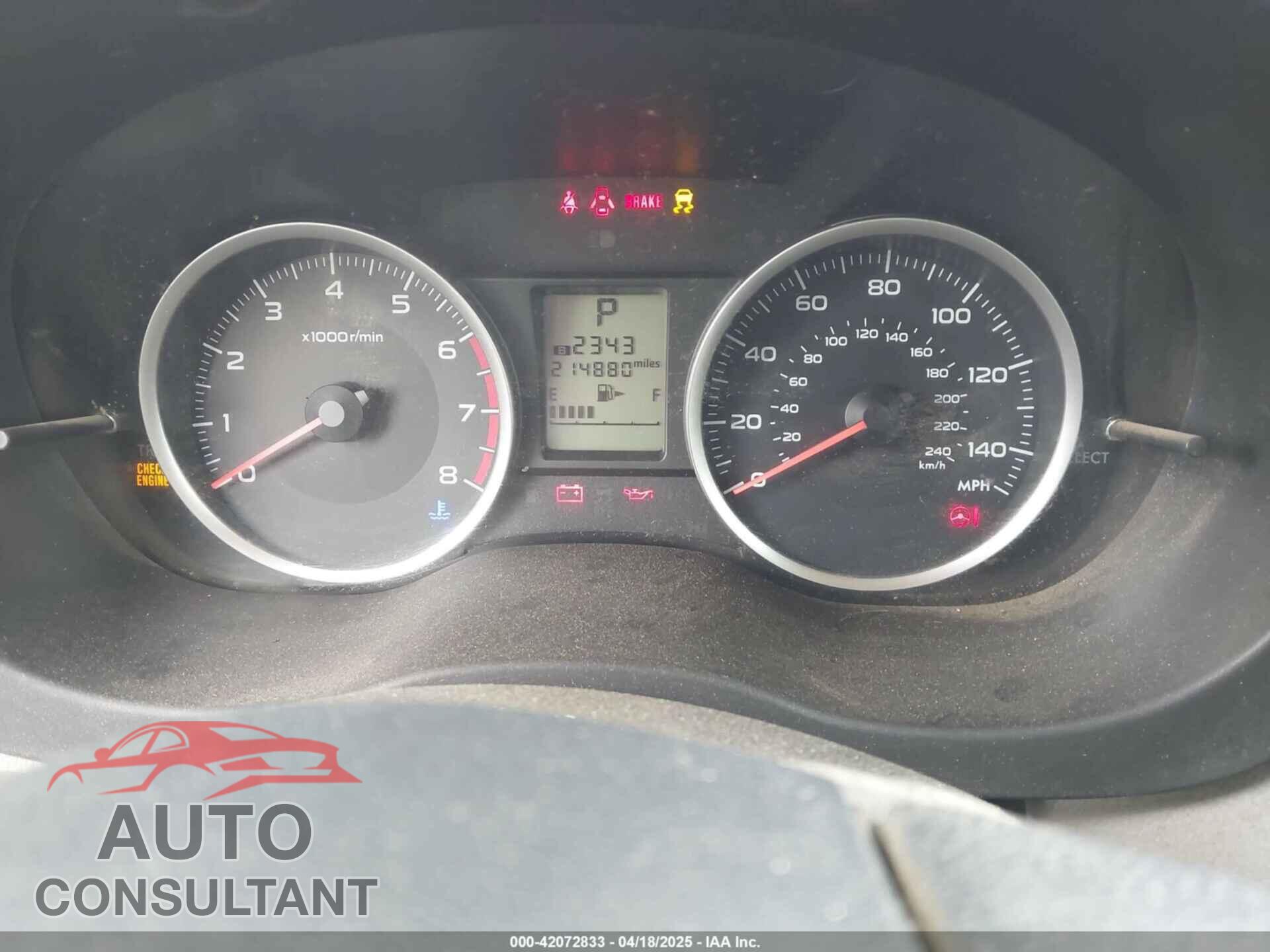 SUBARU FORESTER 2017 - JF2SJAEC1HH417897