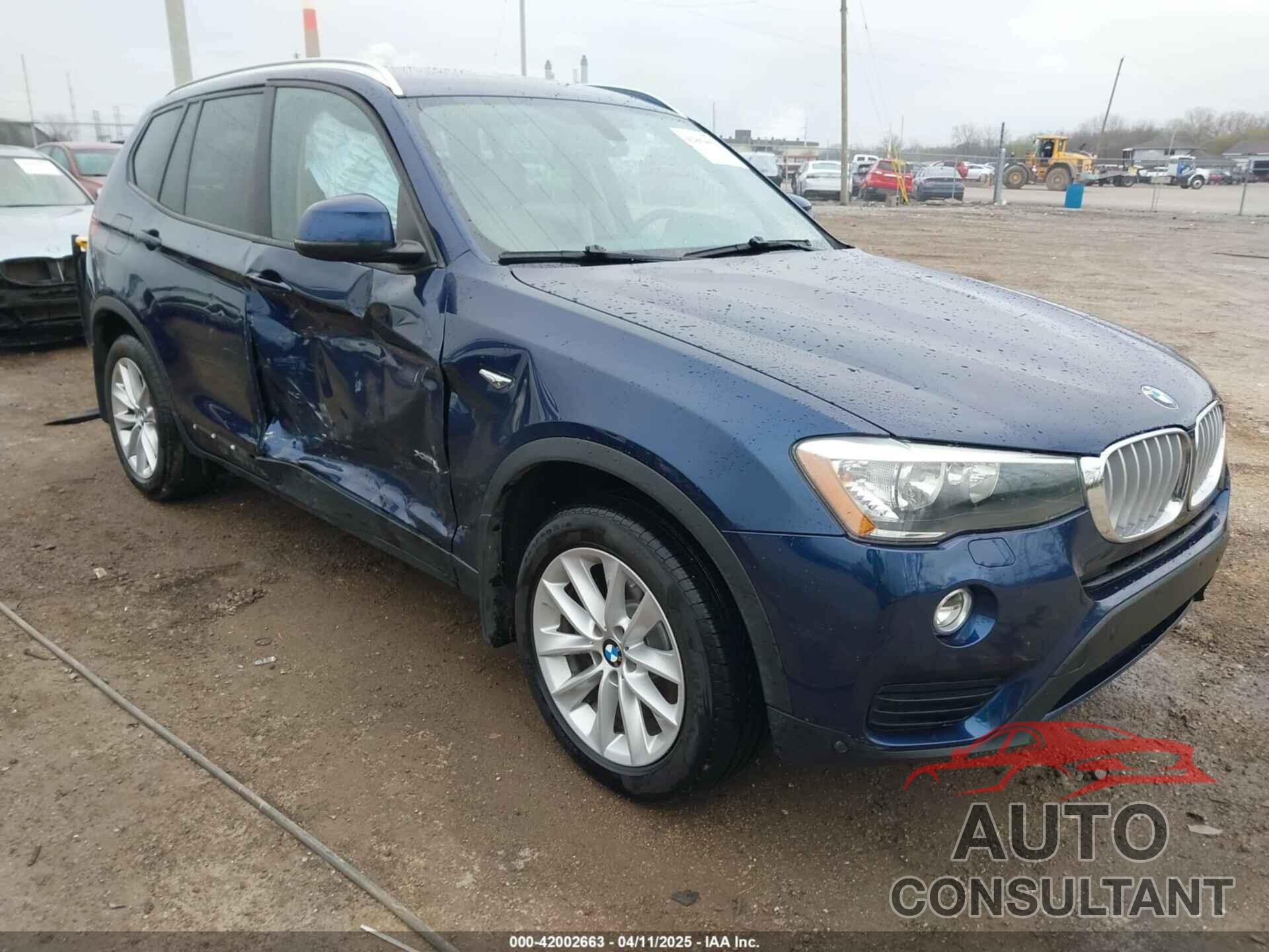 BMW X3 2016 - 5UXWX9C50G0D93673