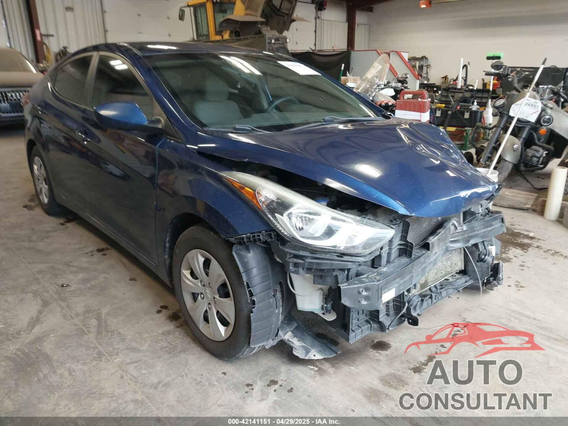 HYUNDAI ELANTRA 2016 - 5NPDH4AE5GH756805