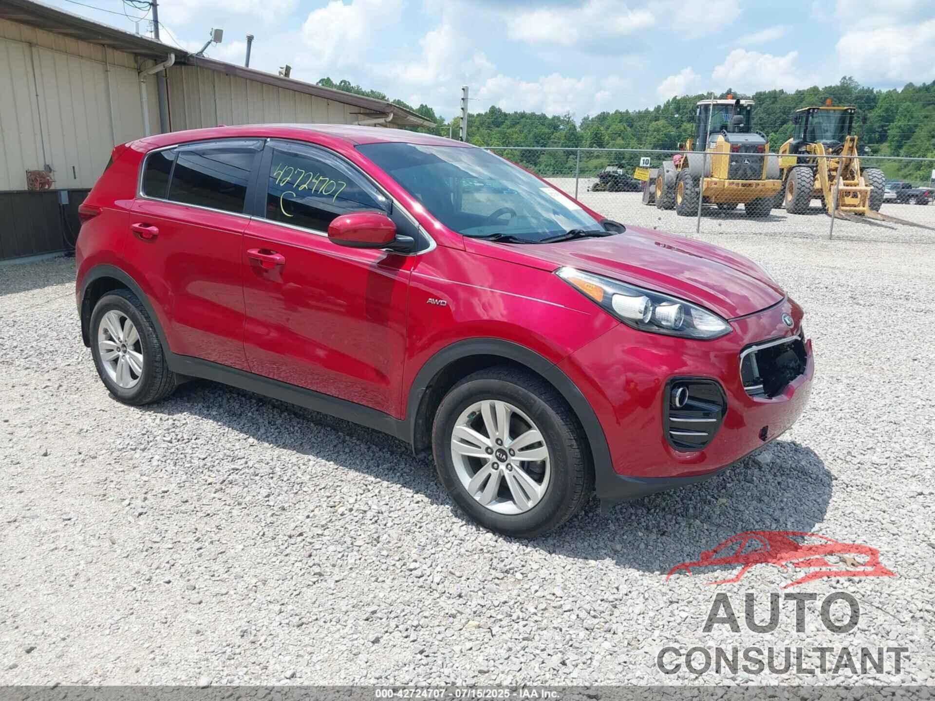 KIA SPORTAGE 2018 - KNDPMCAC9J7423679