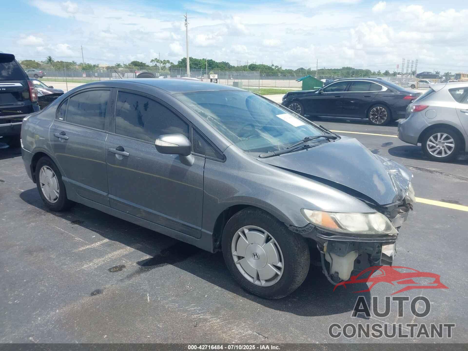 HONDA CIVIC HYBRID 2009 - JHMFA36269S015264