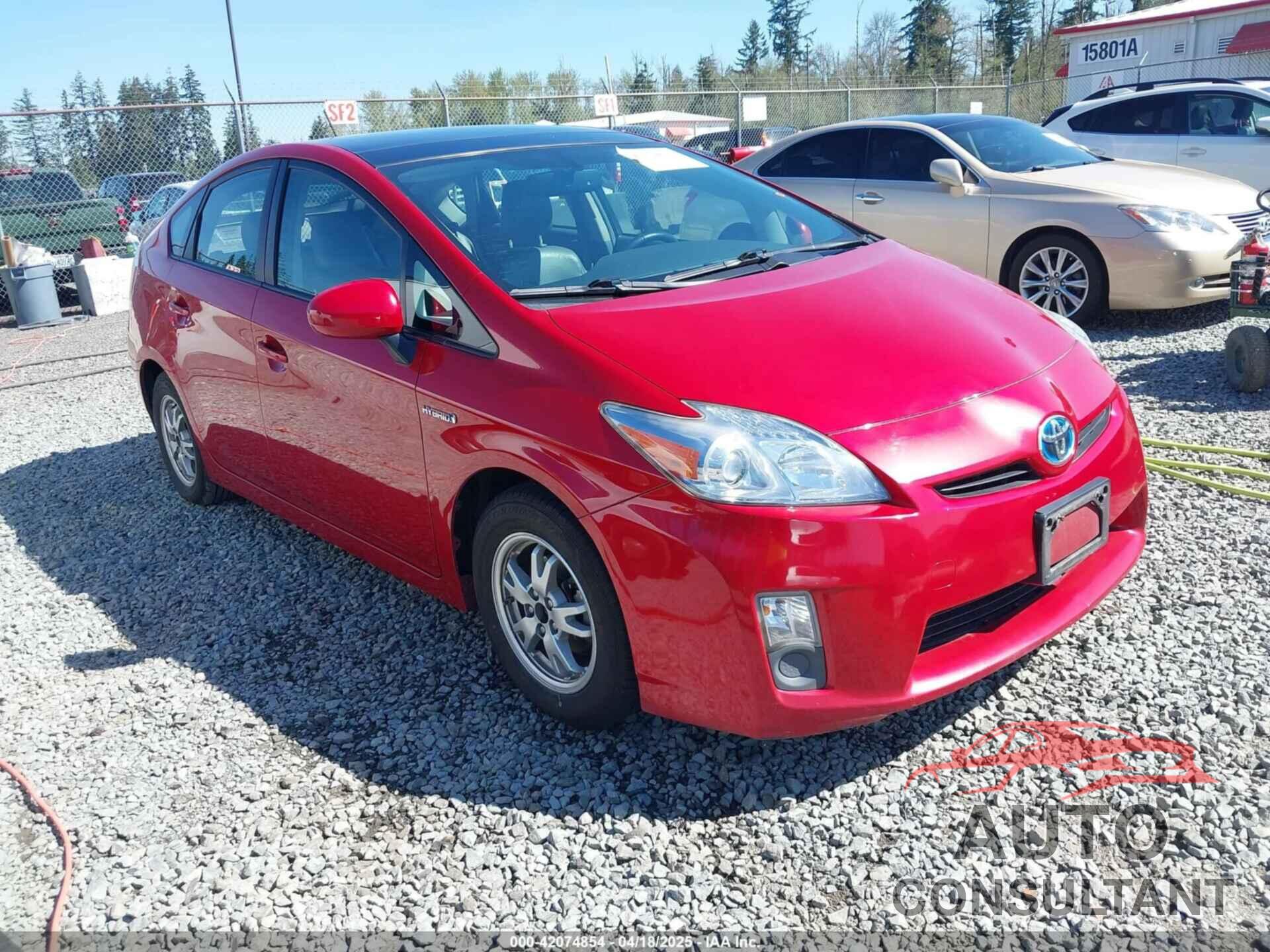 TOYOTA PRIUS 2010 - JTDKN3DU9A1236960