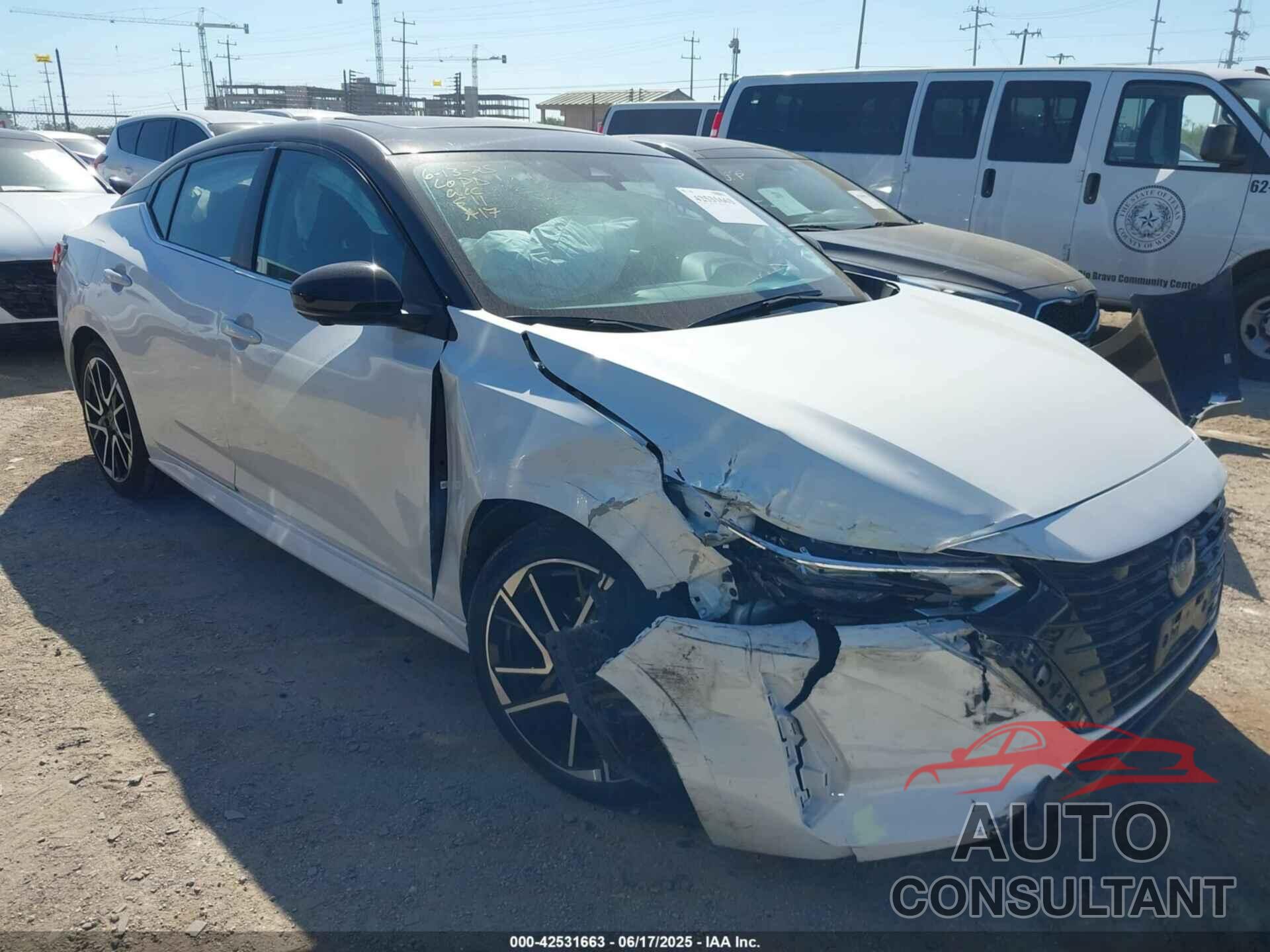 NISSAN SENTRA 2025 - 3N1AB8DV3SY267437