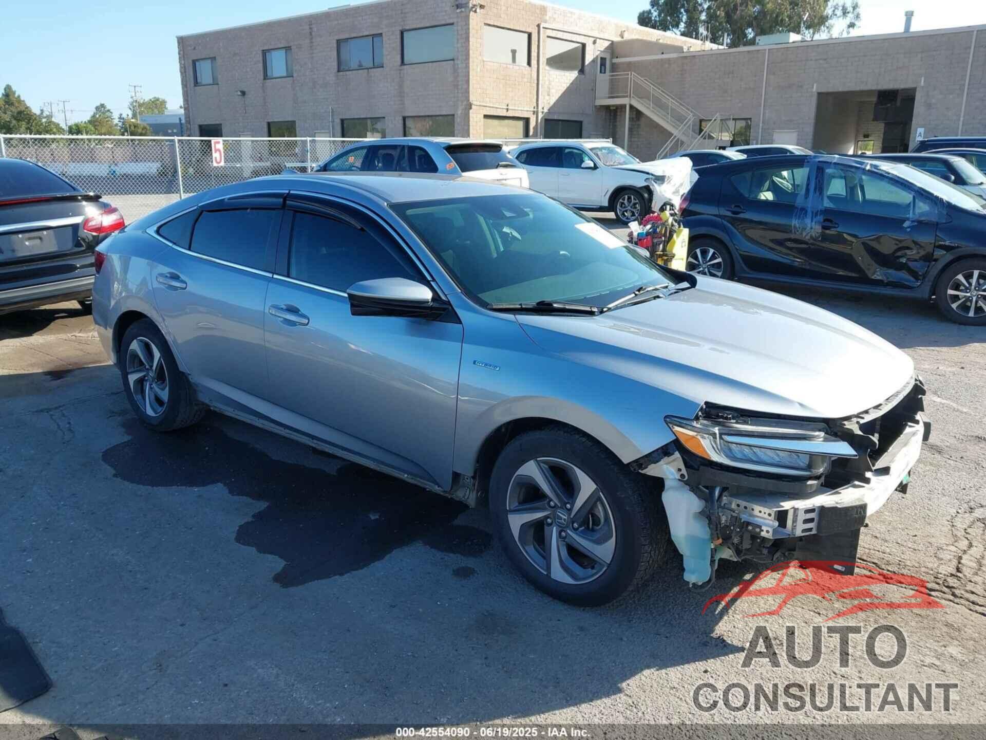 HONDA INSIGHT 2019 - 19XZE4F51KE021792