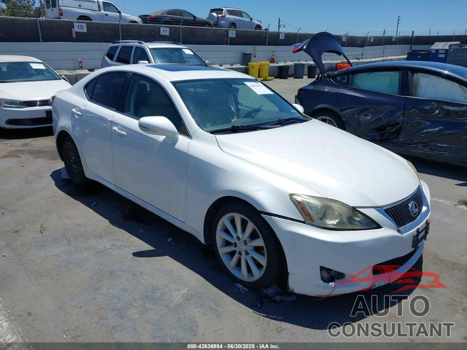 LEXUS IS 250 2010 - JTHBF5C25A5124737