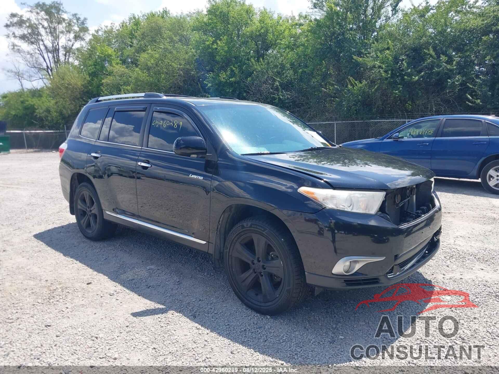 TOYOTA HIGHLANDER 2013 - 5TDDK3EH4DS244295