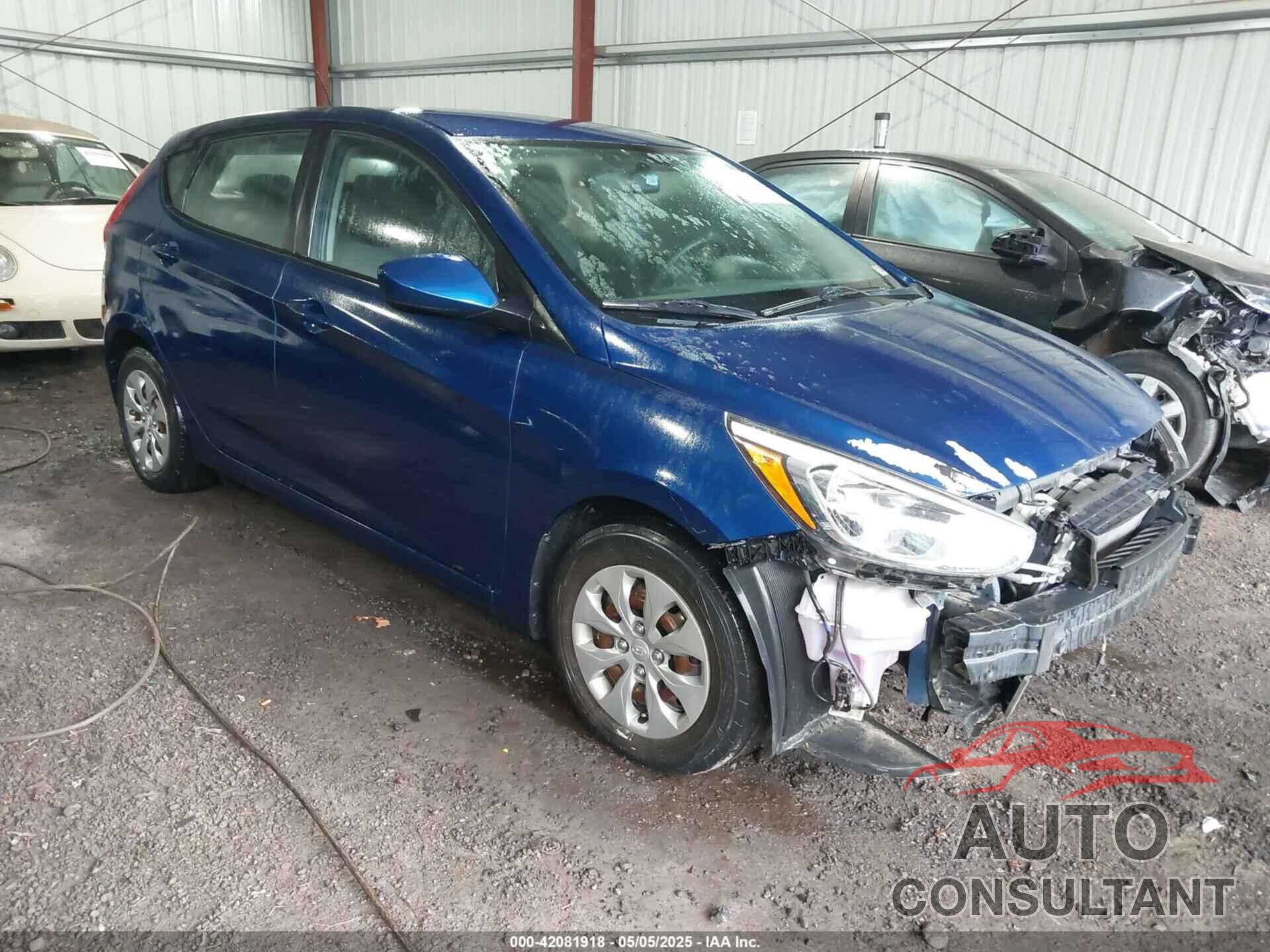HYUNDAI ACCENT 2017 - KMHCT5AE9HU341960