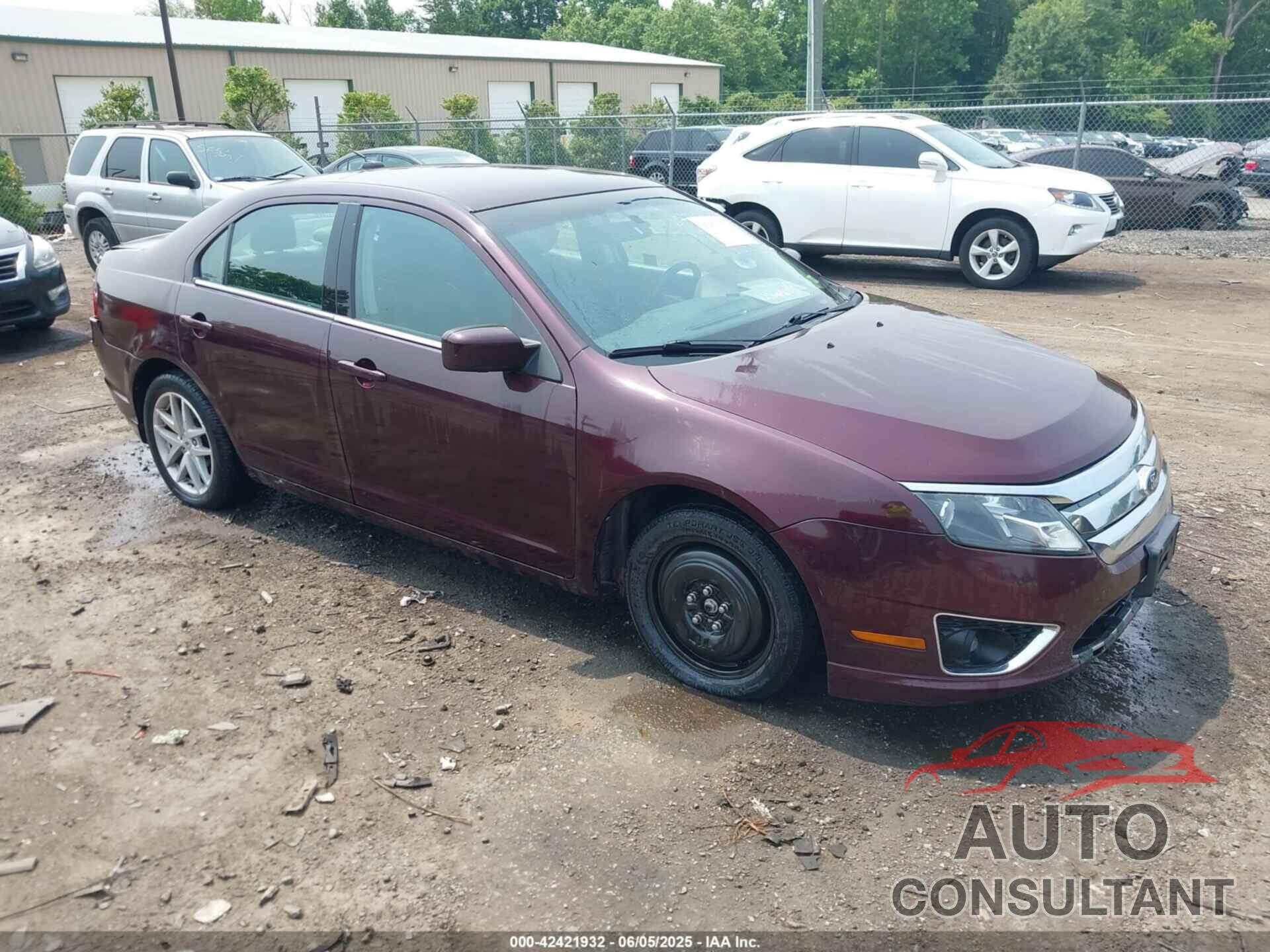 FORD FUSION 2012 - 3FAHP0JG0CR295136