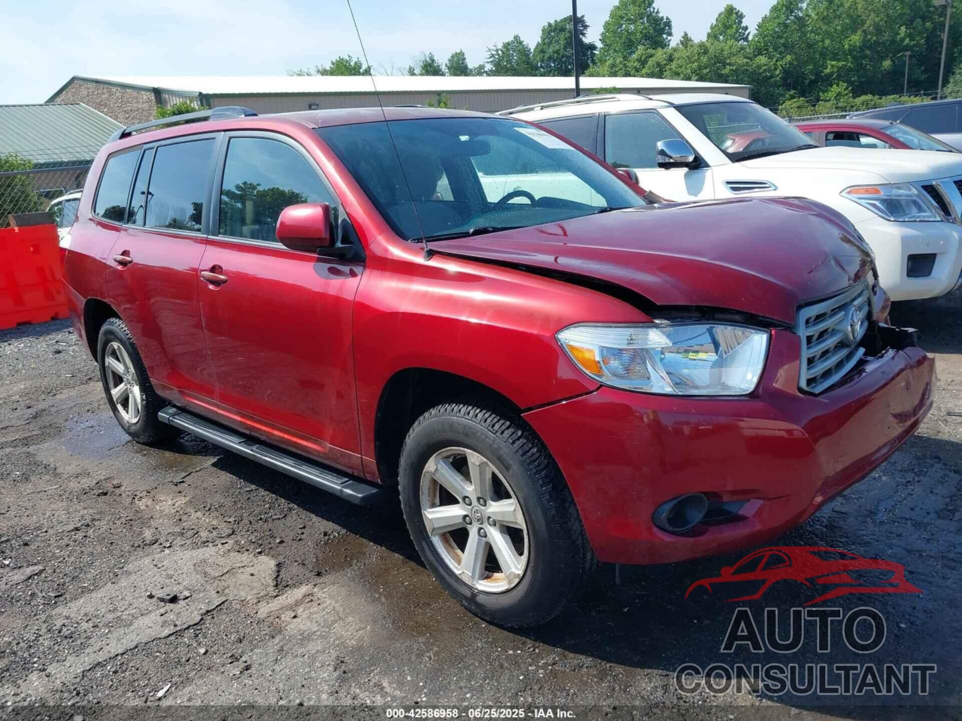 TOYOTA HIGHLANDER 2009 - JTEES41A792136752