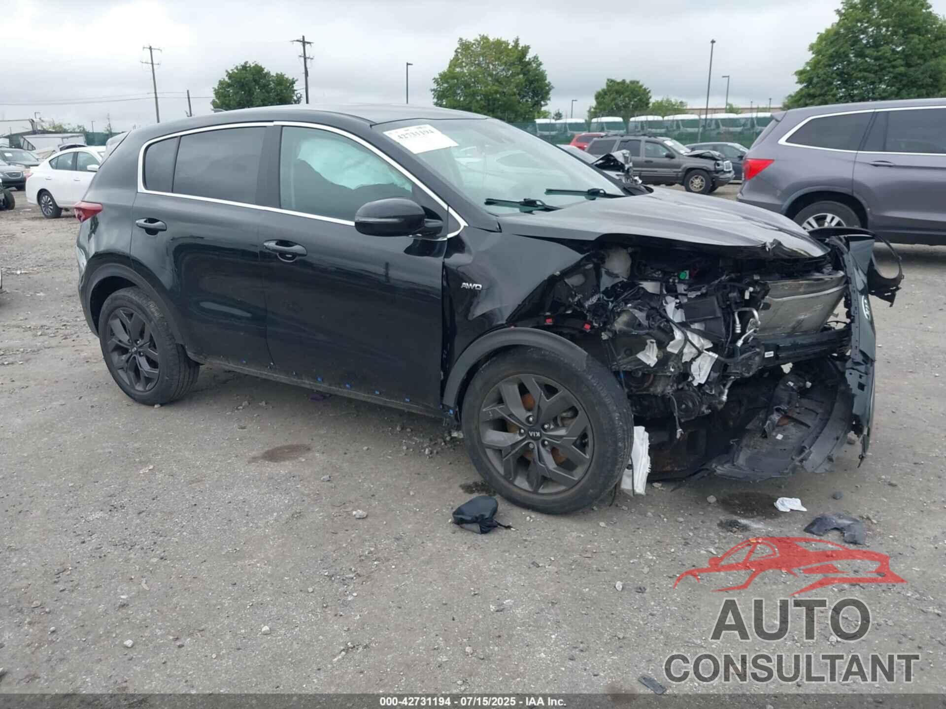 KIA SPORTAGE 2022 - KNDPMCAC4N7025544