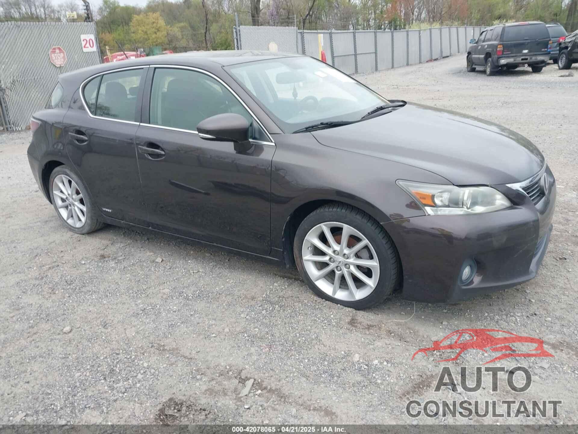 LEXUS CT 200H 2013 - JTHKD5BH2D2140704