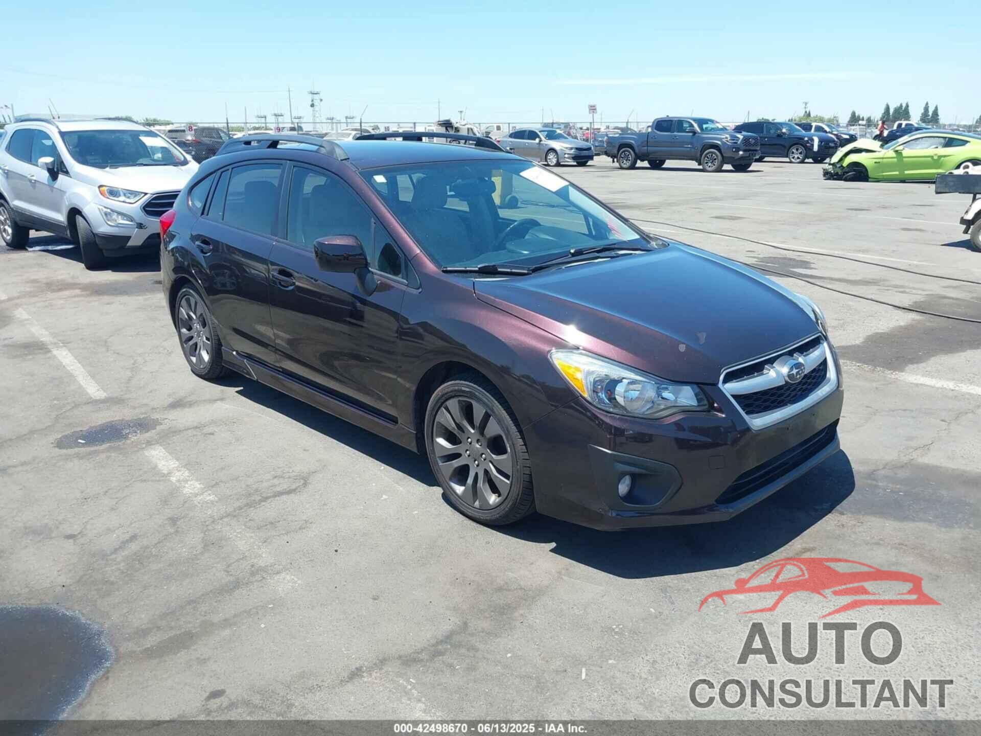 SUBARU IMPREZA 2013 - JF1GPAL63D2895824