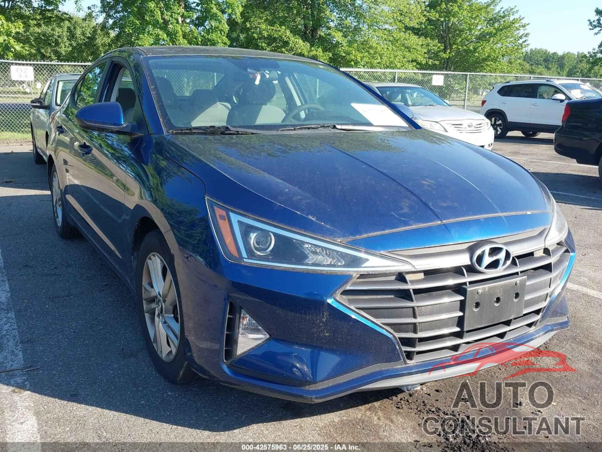 HYUNDAI ELANTRA 2019 - 5NPD84LF6KH407067