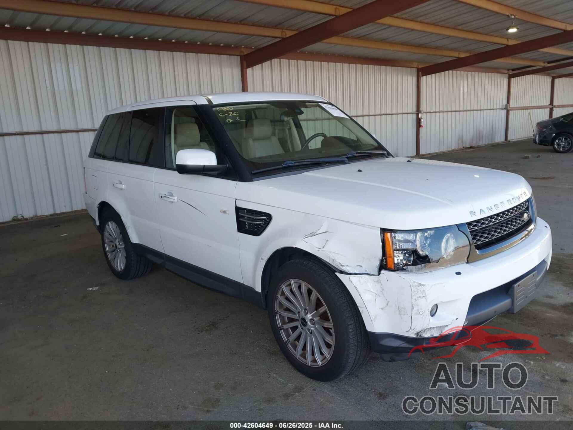 LAND ROVER RANGE ROVER SPORT 2012 - SALSF2D45CA719834