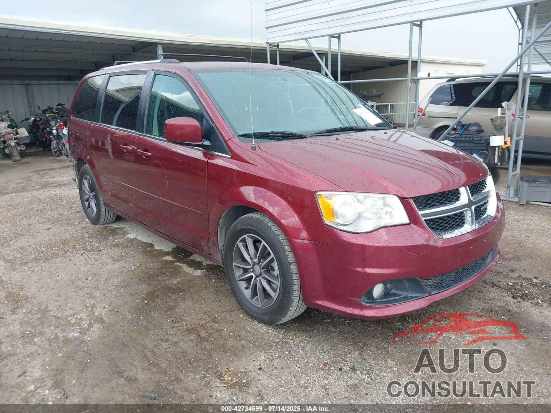 DODGE GRAND CARAVAN 2017 - 2C4RDGCG2HR866099