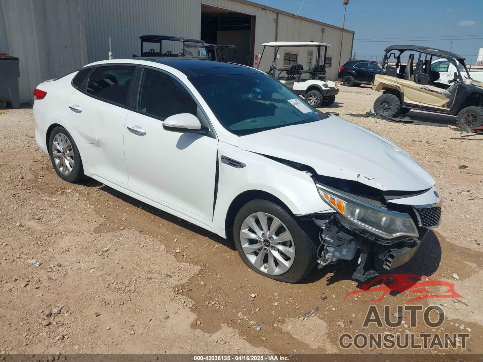 KIA OPTIMA 2016 - 5XXGU4L31GG010576