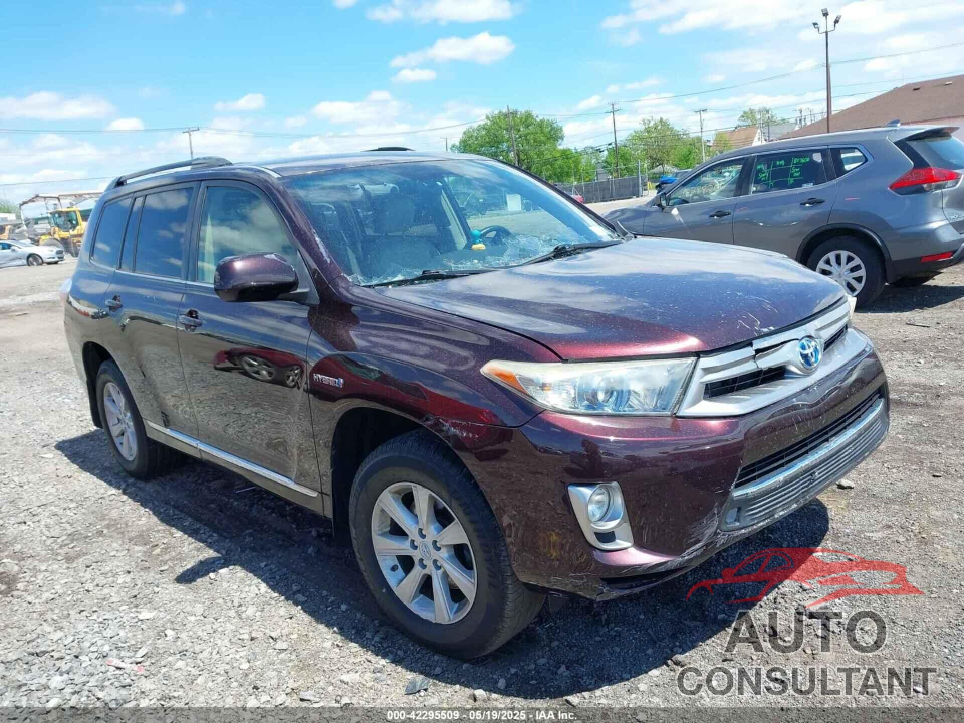 TOYOTA HIGHLANDER HYBRID 2012 - JTEBC3EH0C2010659