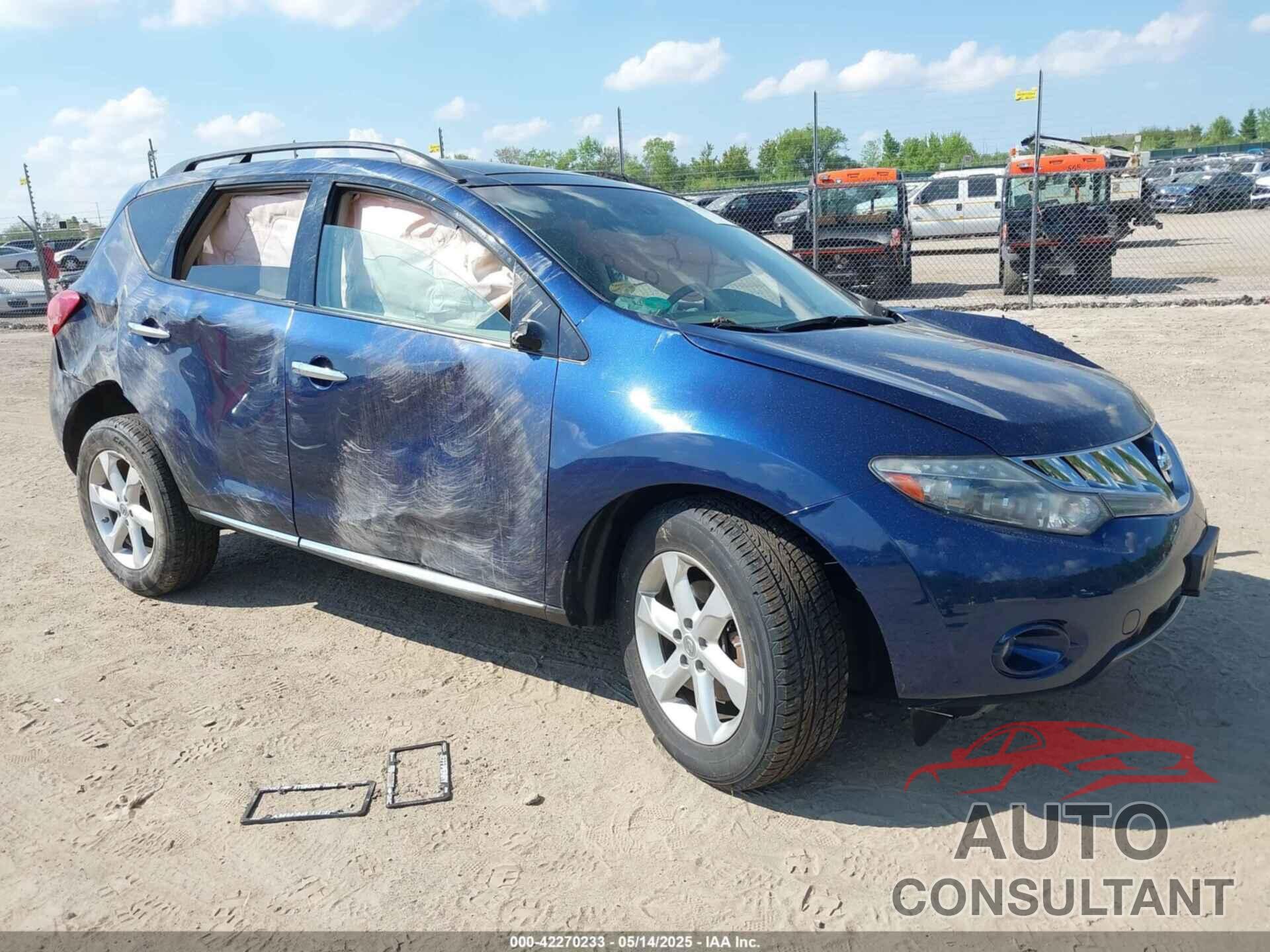 NISSAN MURANO 2010 - JN8AZ1MW3AW125656