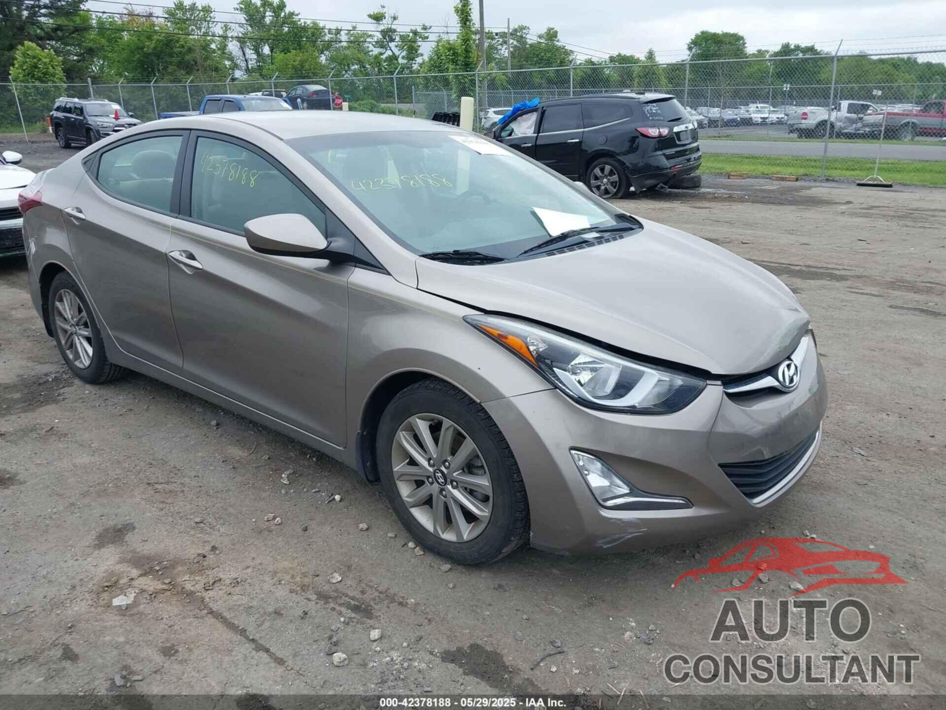 HYUNDAI ELANTRA 2014 - 5NPDH4AE5EH526338