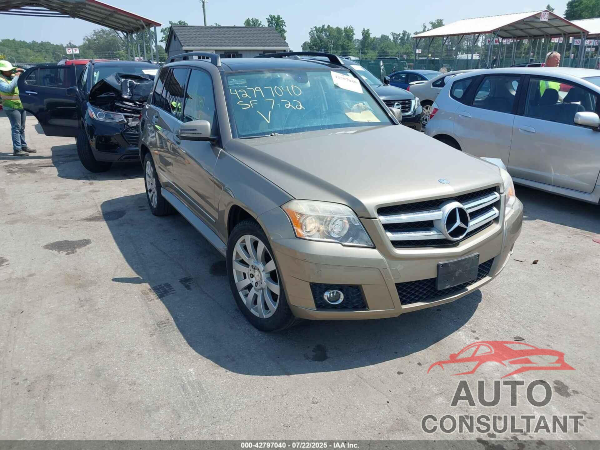 MERCEDES-BENZ GLK 350 2010 - WDCGG8HBXAF490373