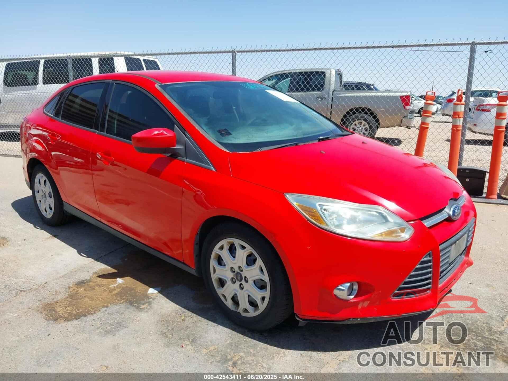 FORD FOCUS 2012 - 1FAHP3F23CL449769