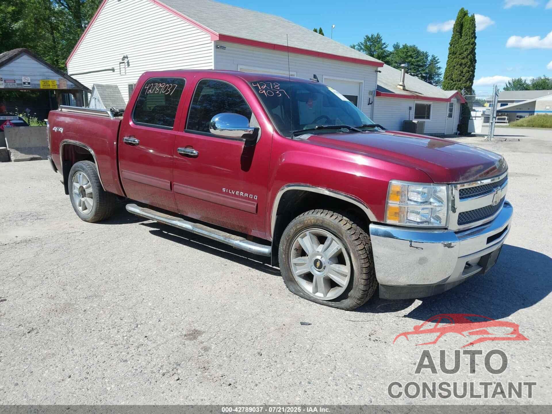 CHEVROLET SILVERADO 1500 2013 - 3GCPKSE73DG122461