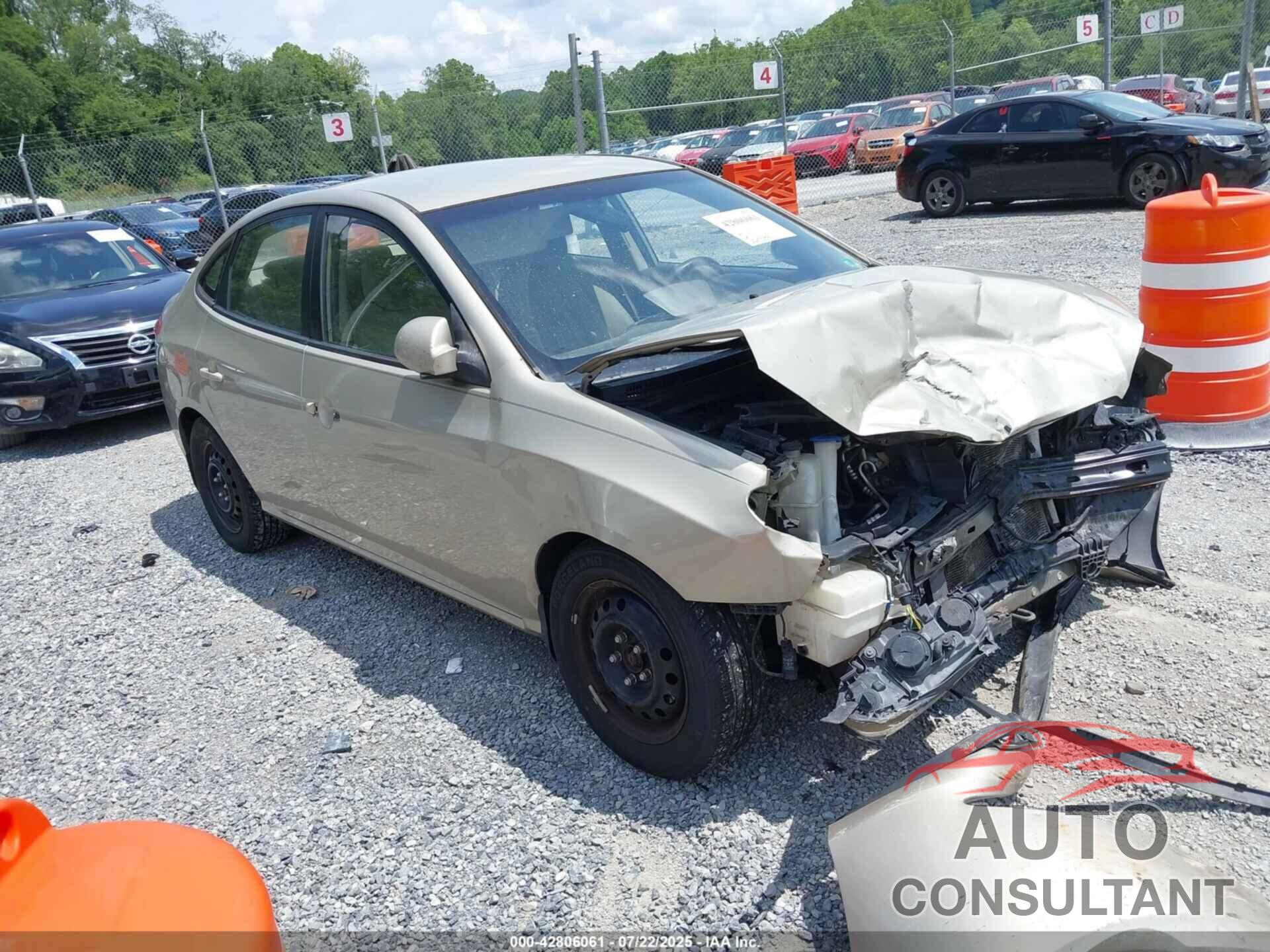 HYUNDAI ELANTRA 2009 - KMHDU46D39U814748