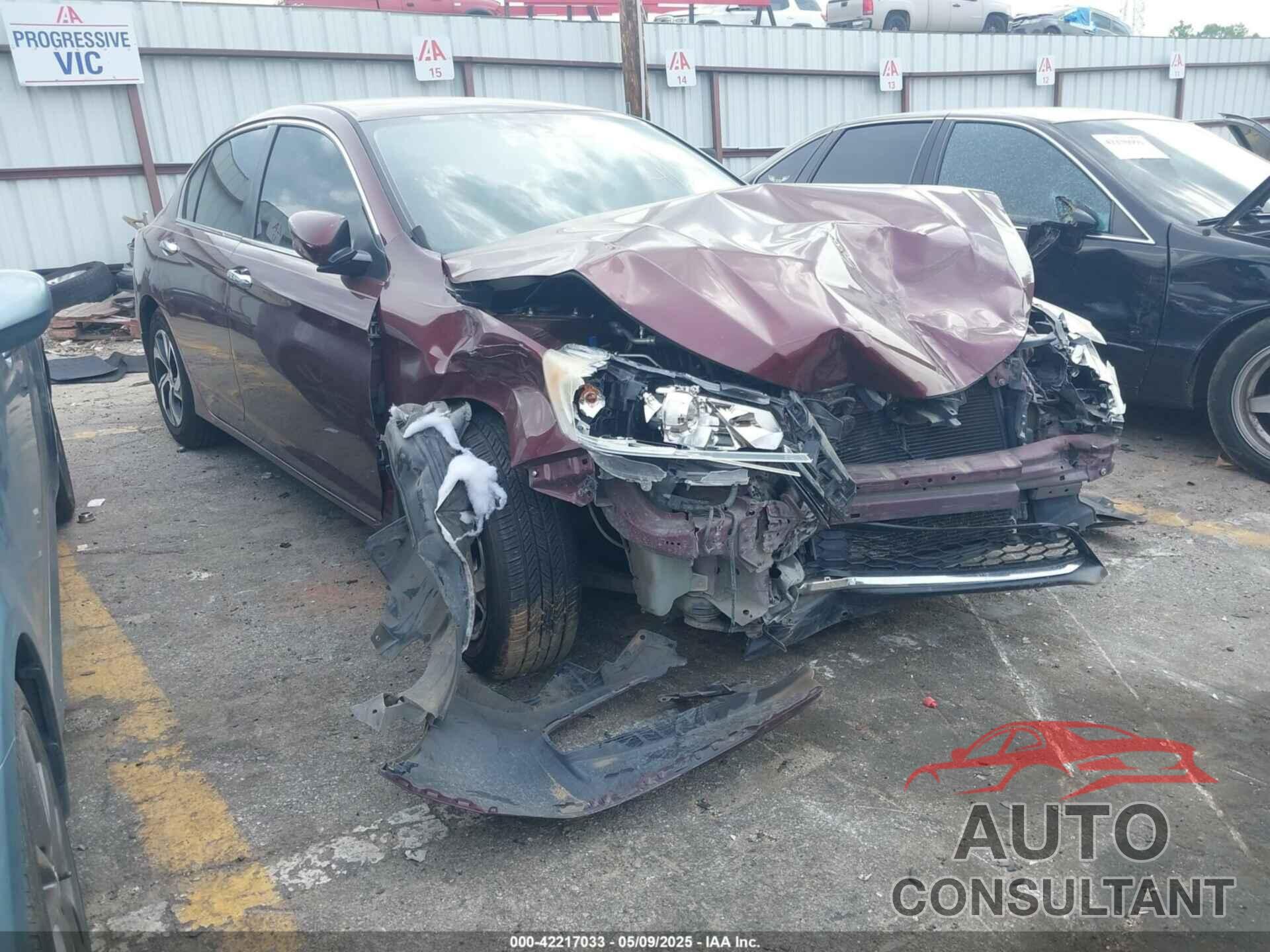 HONDA ACCORD 2016 - 1HGCR2F32GA118301