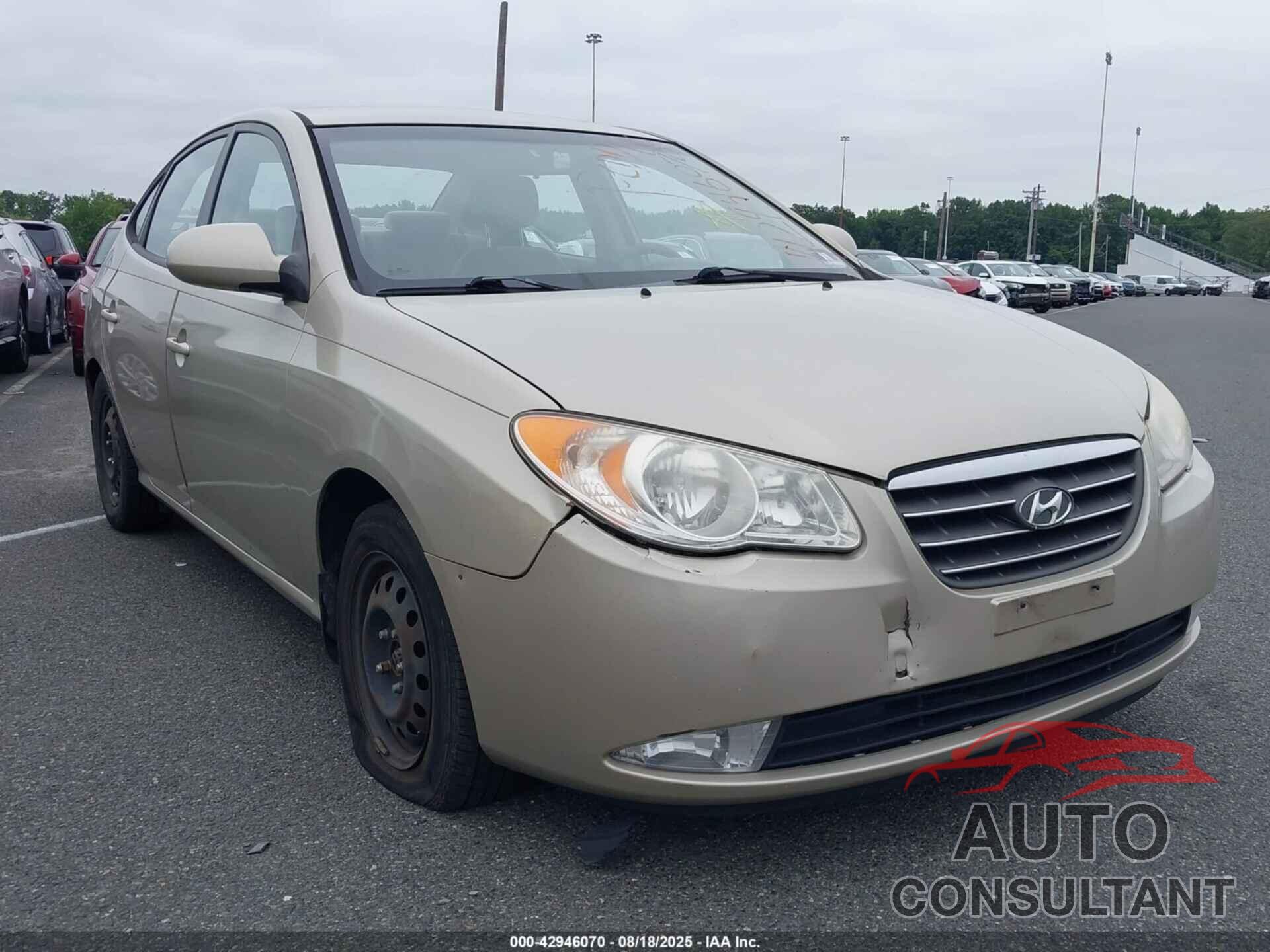 HYUNDAI ELANTRA 2009 - KMHDU46D79U784573
