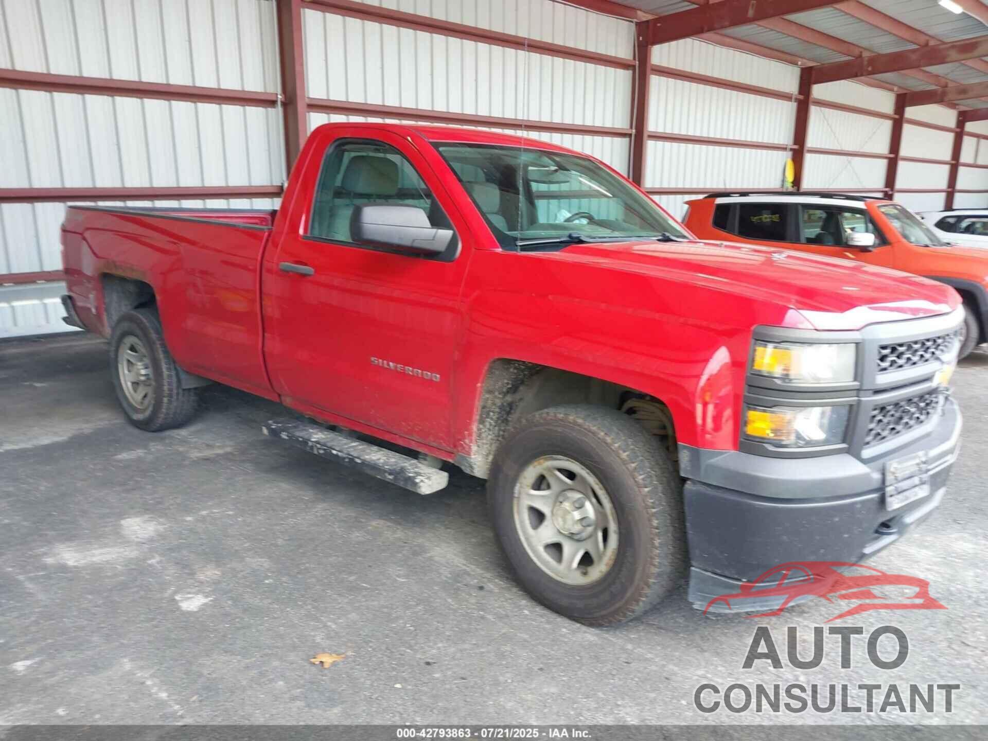CHEVROLET SILVERADO 1500 2014 - 1GCNKPEH2EZ327400