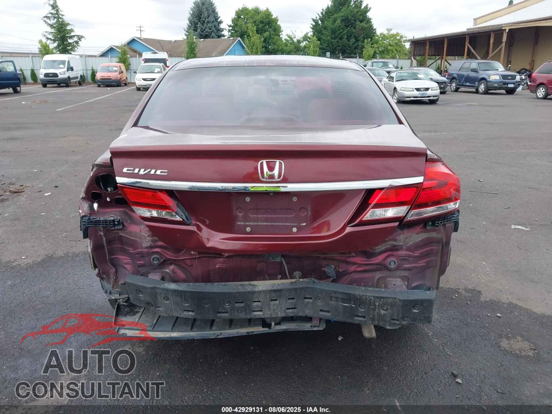HONDA CIVIC 2014 - 19XFB2F83EE205453