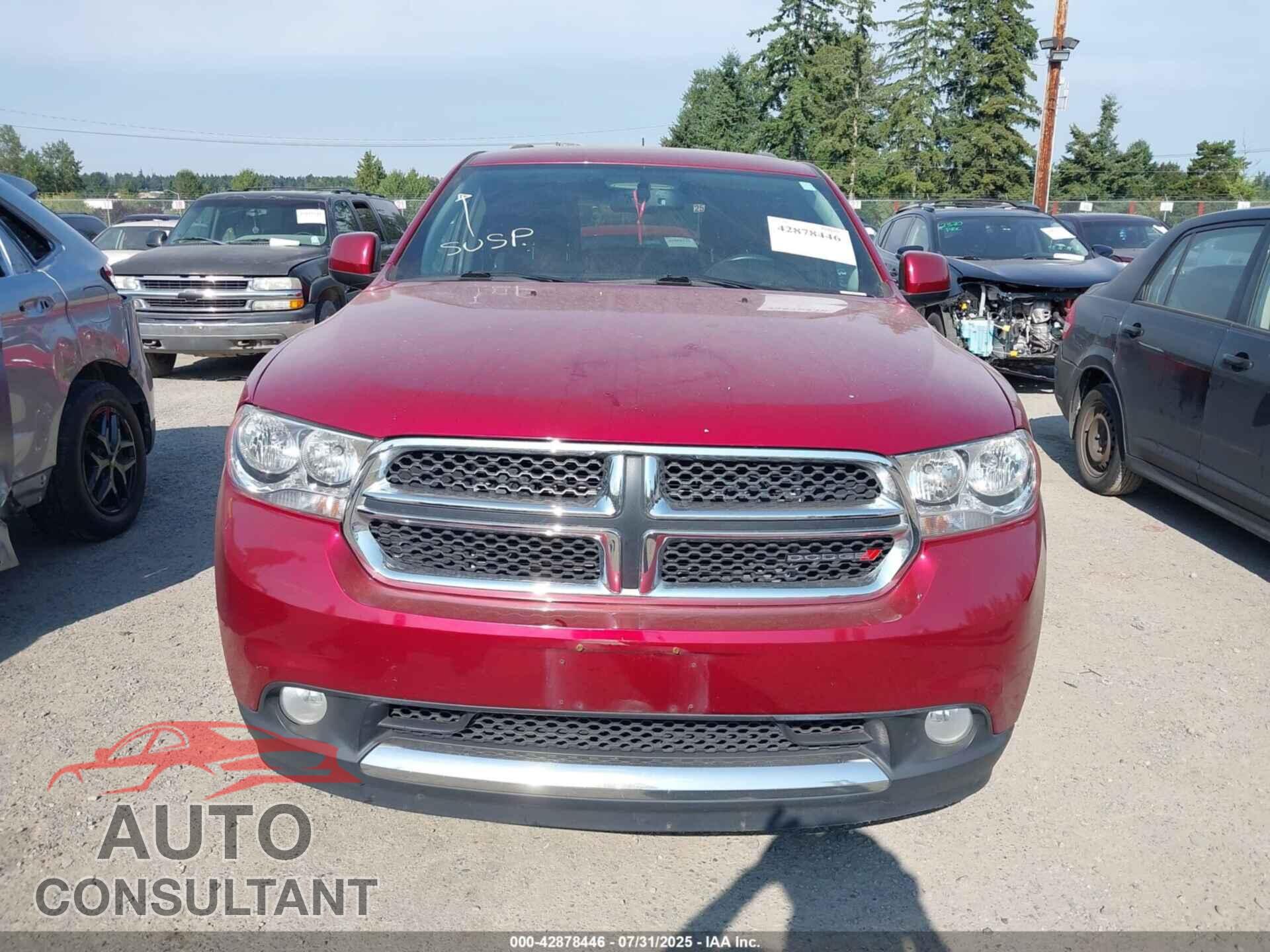 DODGE DURANGO 2013 - 1C4RDJAG1DC690987