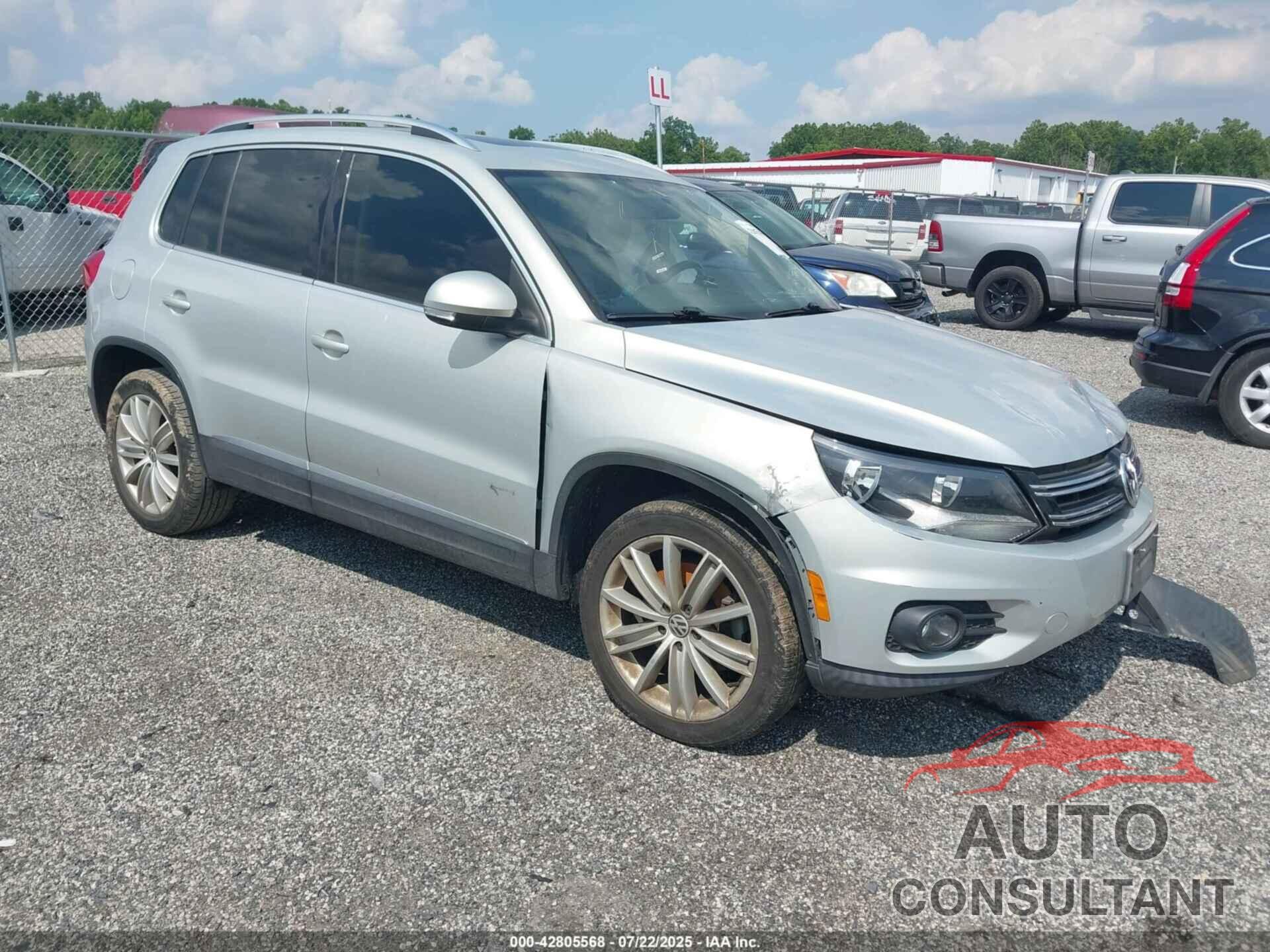 VOLKSWAGEN TIGUAN 2012 - WVGAV7AX2CW599930