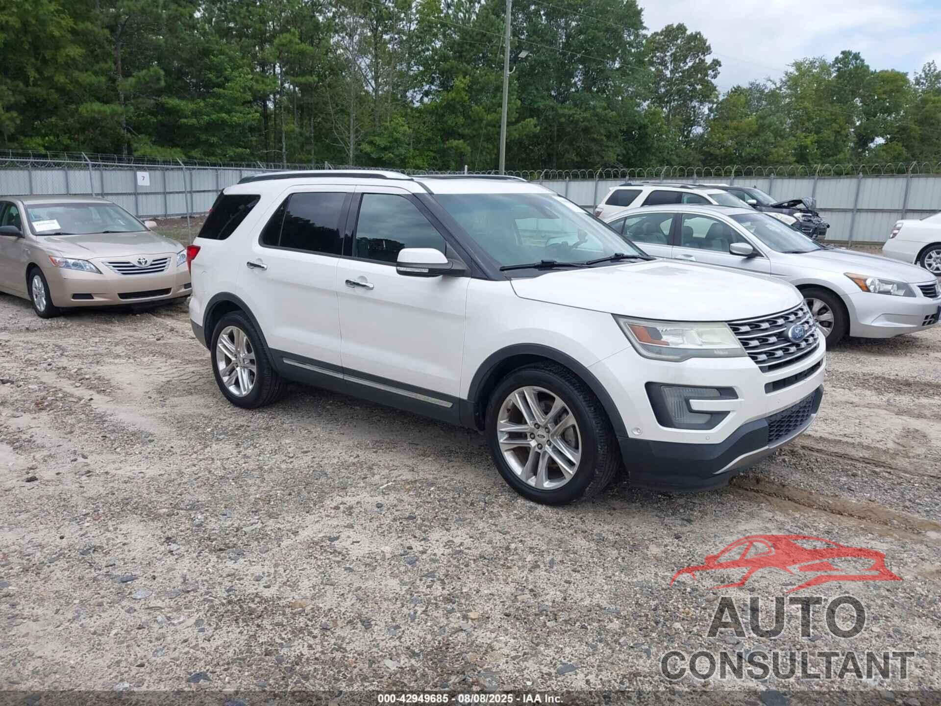 FORD EXPLORER 2016 - 1FM5K7F81GGB01289