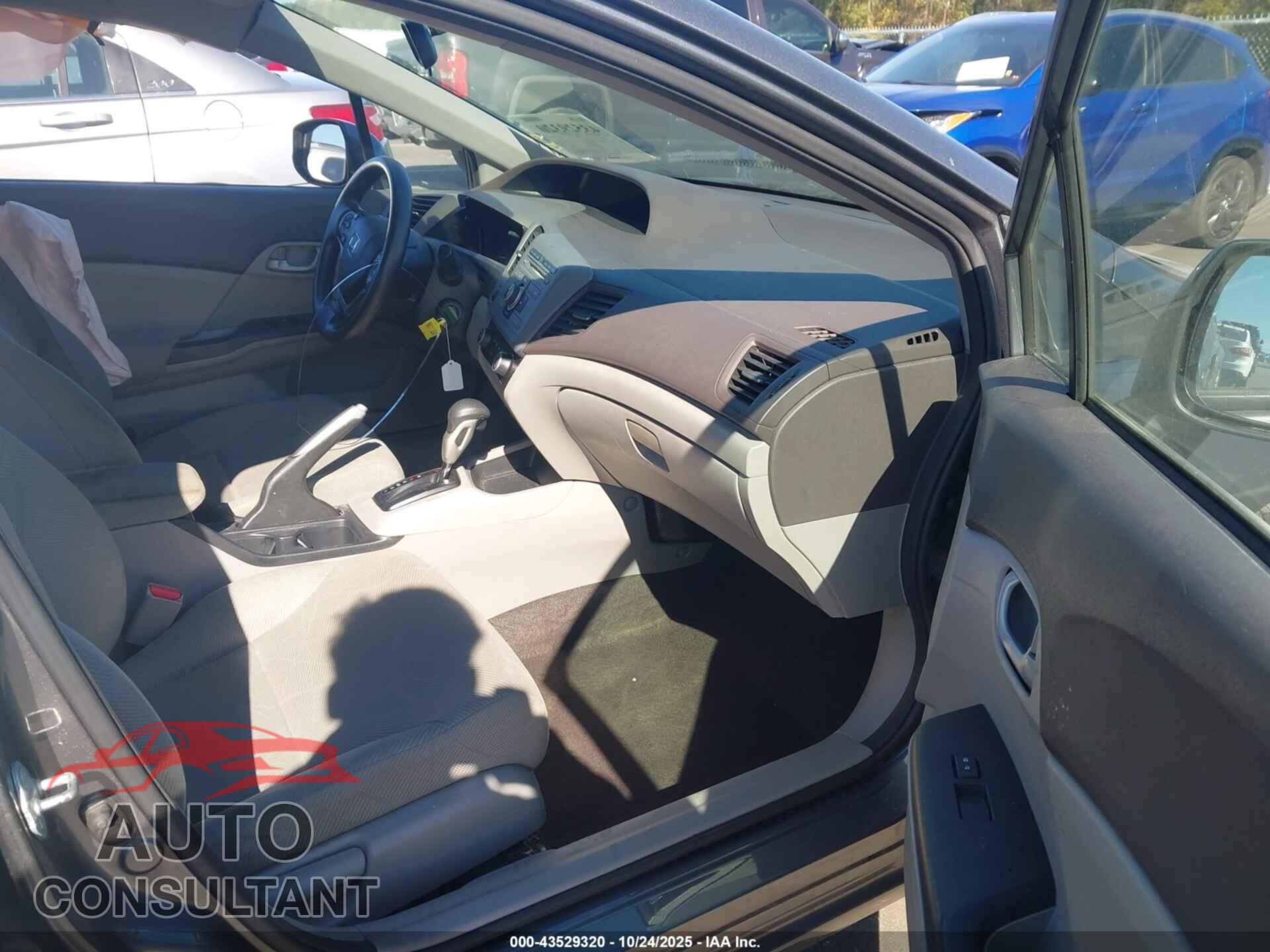 HONDA CIVIC 2012 - 19XFB2F57CE007137