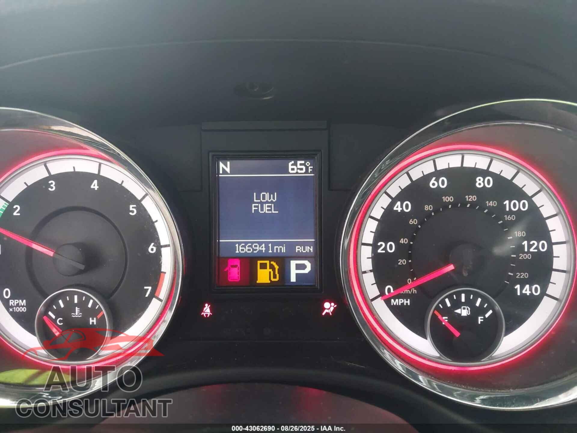 DODGE DURANGO 2013 - 1C4RDJAG0DC575314