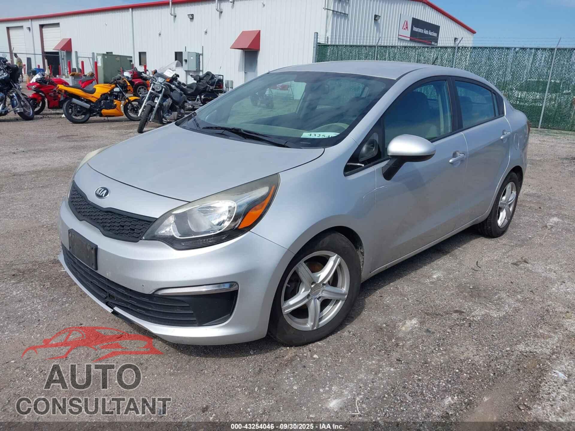 KIA RIO 2017 - KNADM4A39H6043781