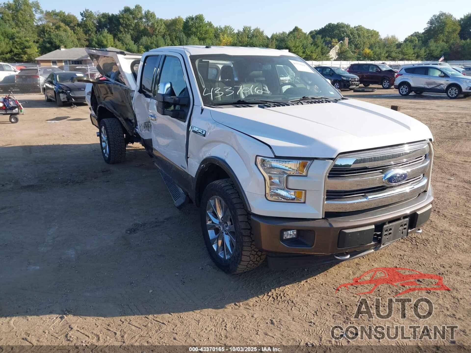 FORD F-150 2017 - 1FTFX1EGXHKC55854