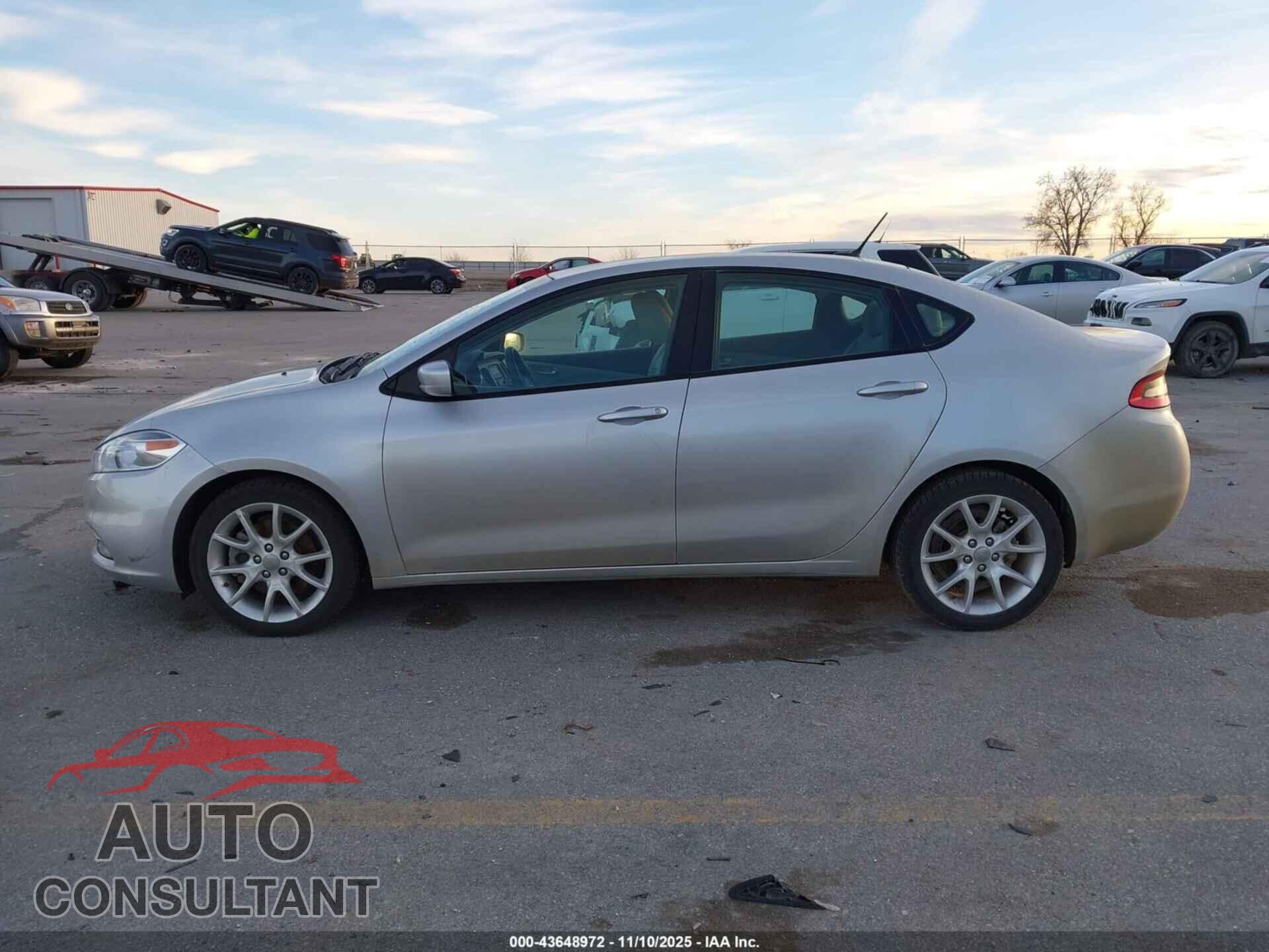 DODGE DART 2013 - 1C3CDFBA0DD126601