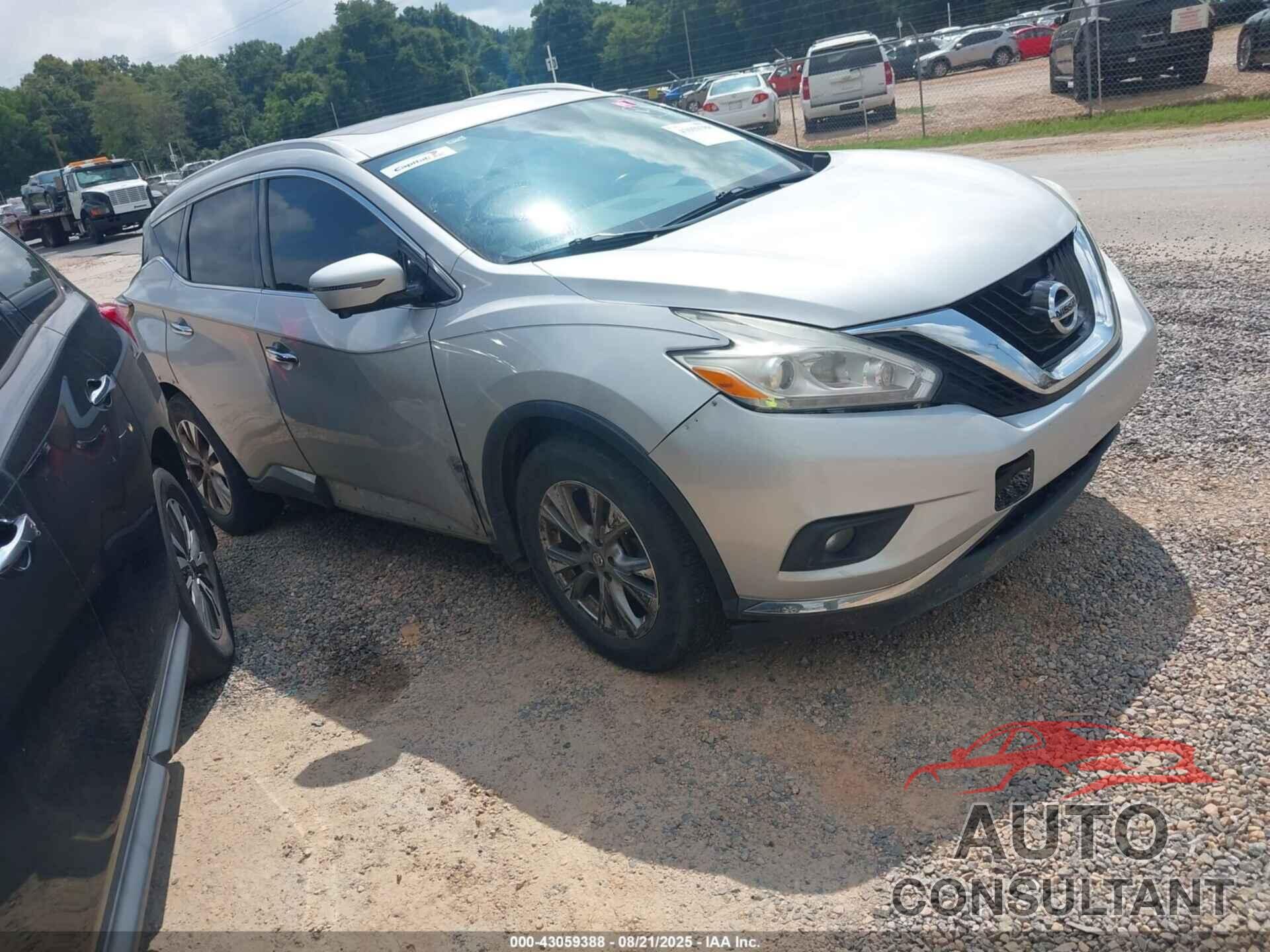 NISSAN MURANO 2016 - 5N1AZ2MH6GN116978