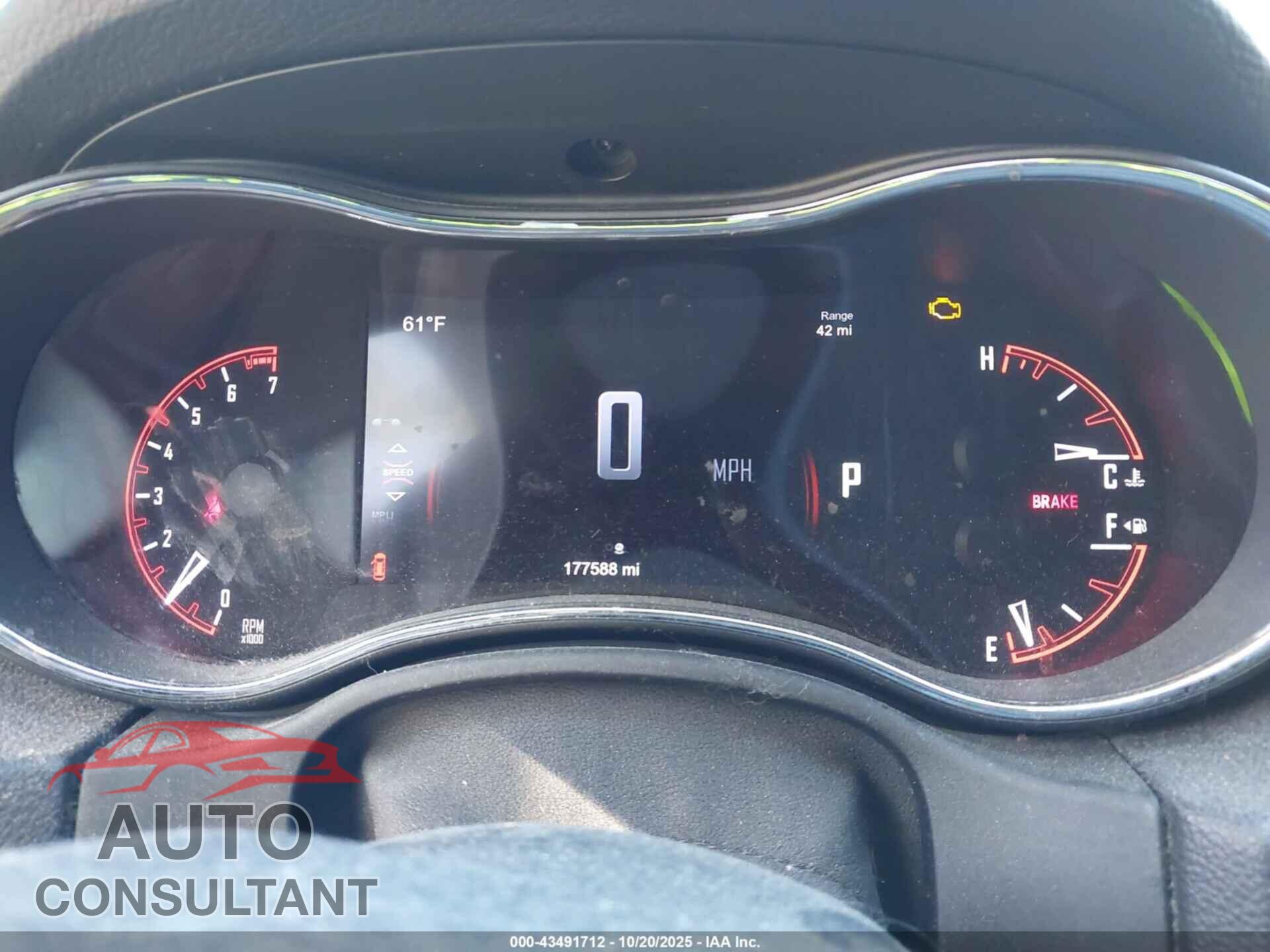 DODGE DURANGO 2014 - 1C4RDJDG1EC495338