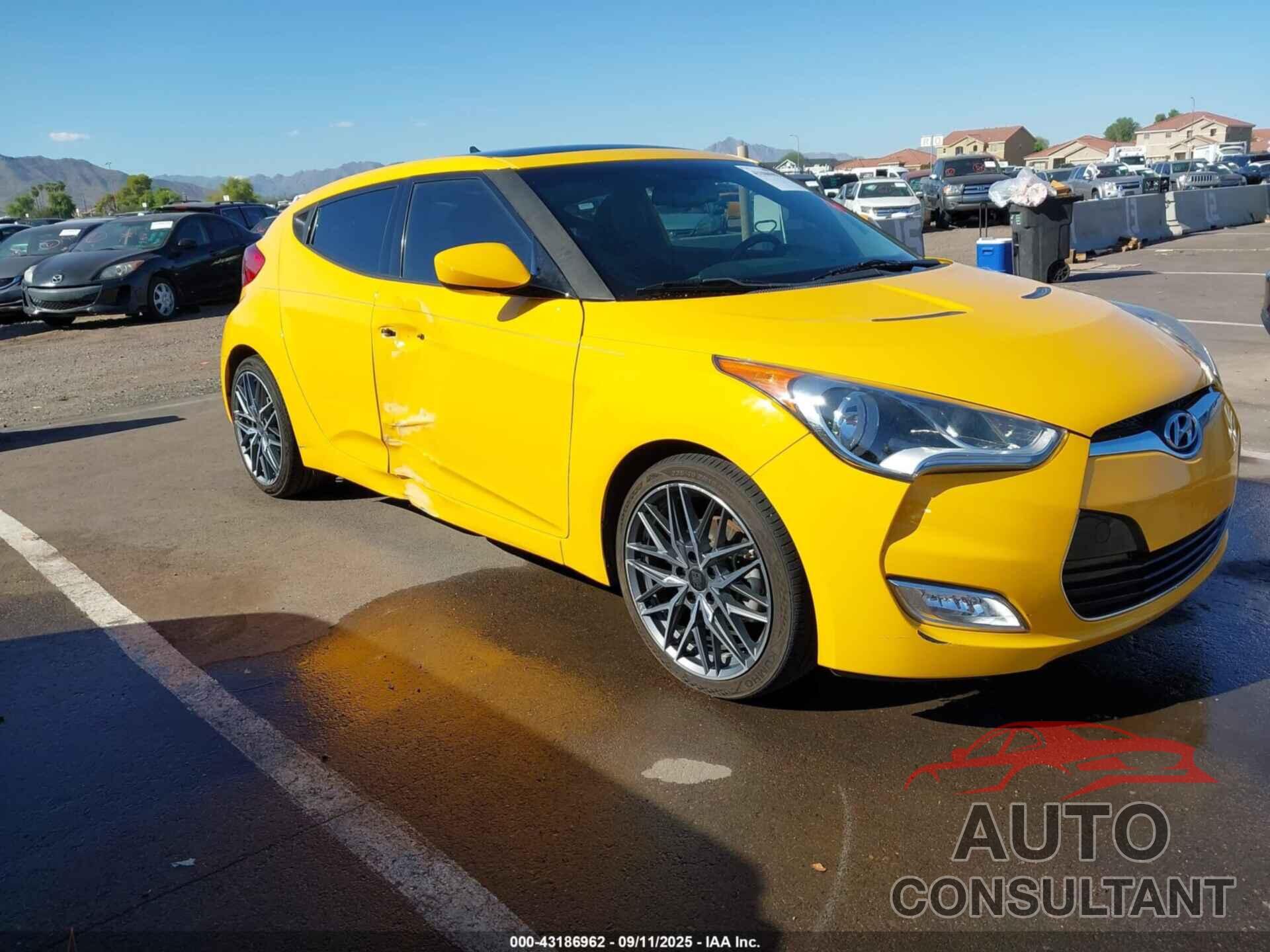 HYUNDAI VELOSTER 2014 - KMHTC6AD8EU182812
