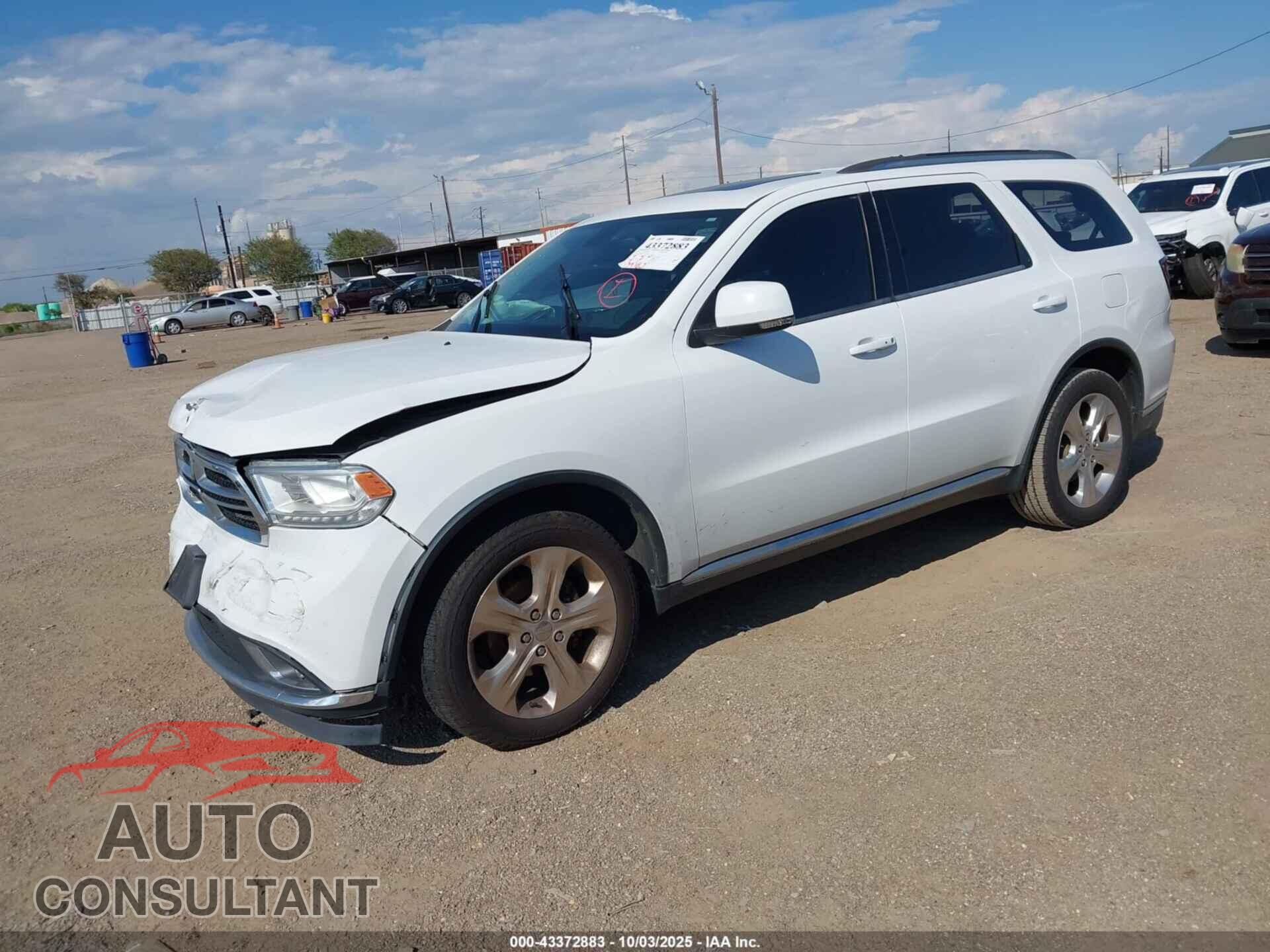 DODGE DURANGO 2015 - 1C4RDJDG9FC161494