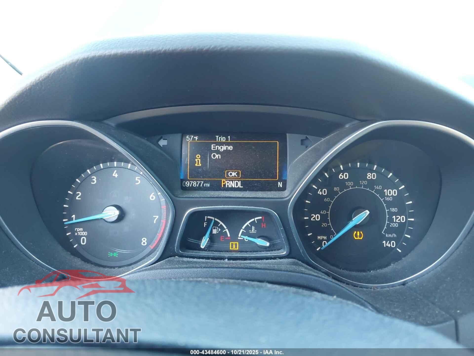 FORD FOCUS 2016 - 1FADP3F28GL367346
