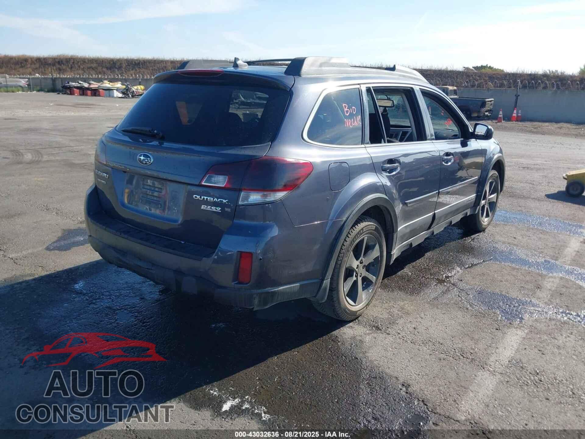 SUBARU OUTBACK 2014 - 4S4BRBLC3E3297735