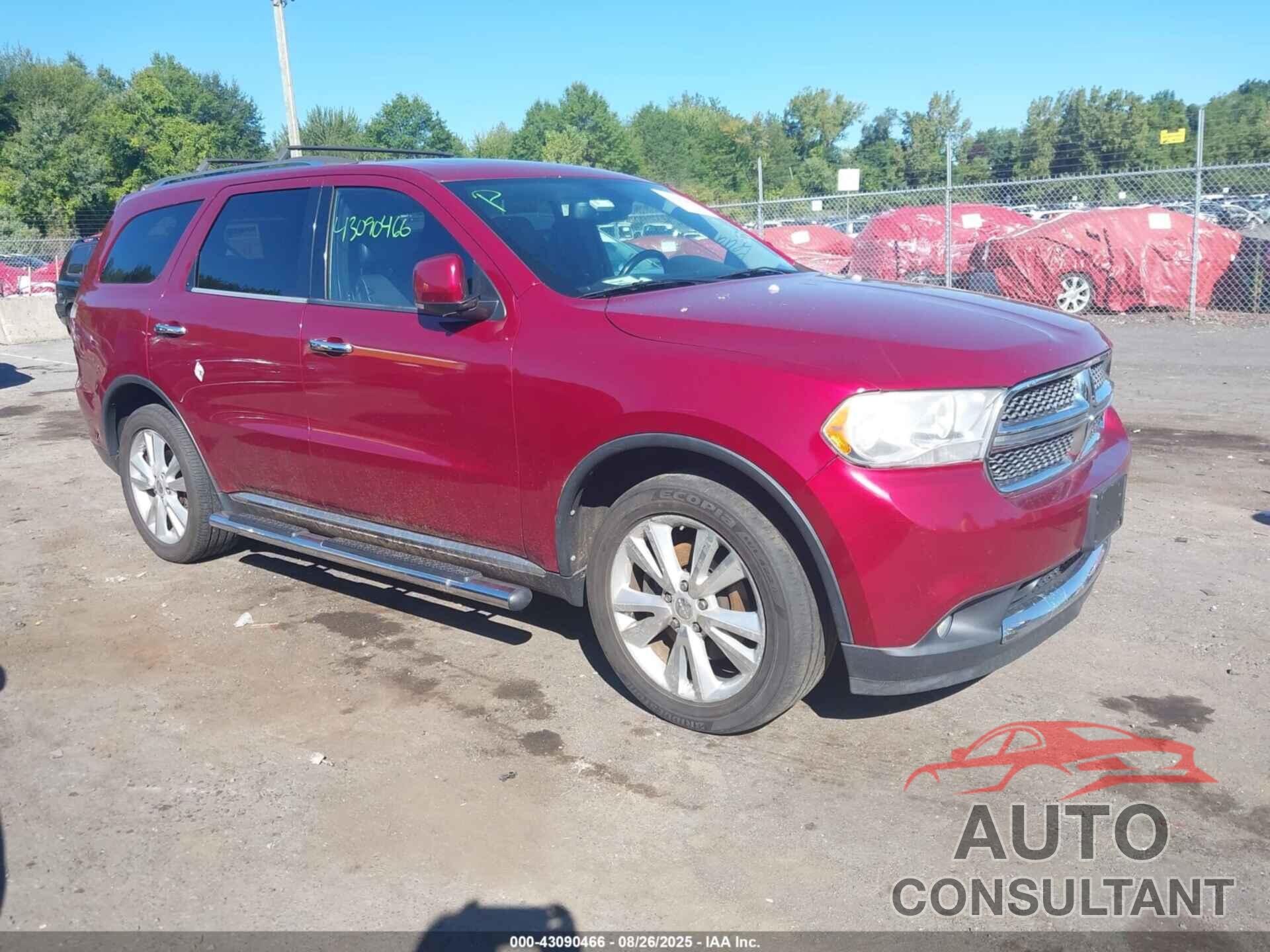 DODGE DURANGO 2013 - 1C4SDJDT3DC591226