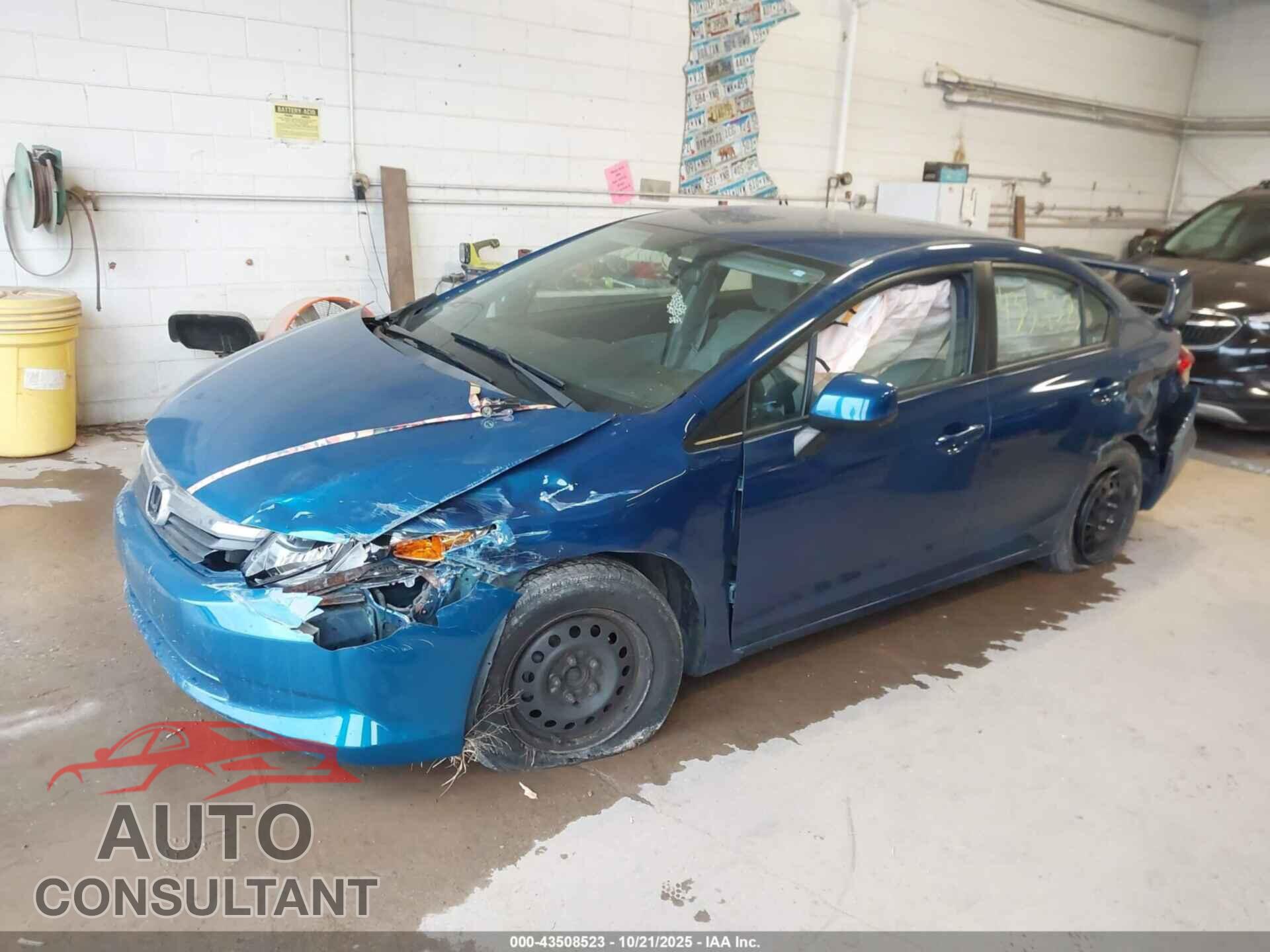 HONDA CIVIC 2012 - 19XFB2F52CE019082