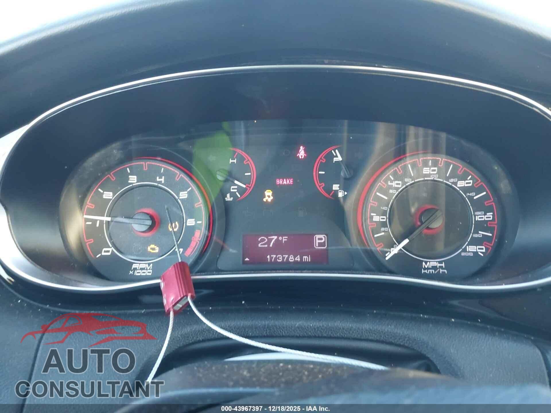 DODGE DART 2013 - 1C3CDFAA7DD230729