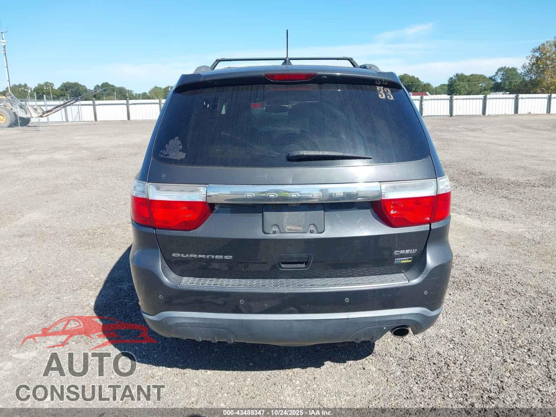 DODGE DURANGO 2011 - 1D4RD4GG5BC626816