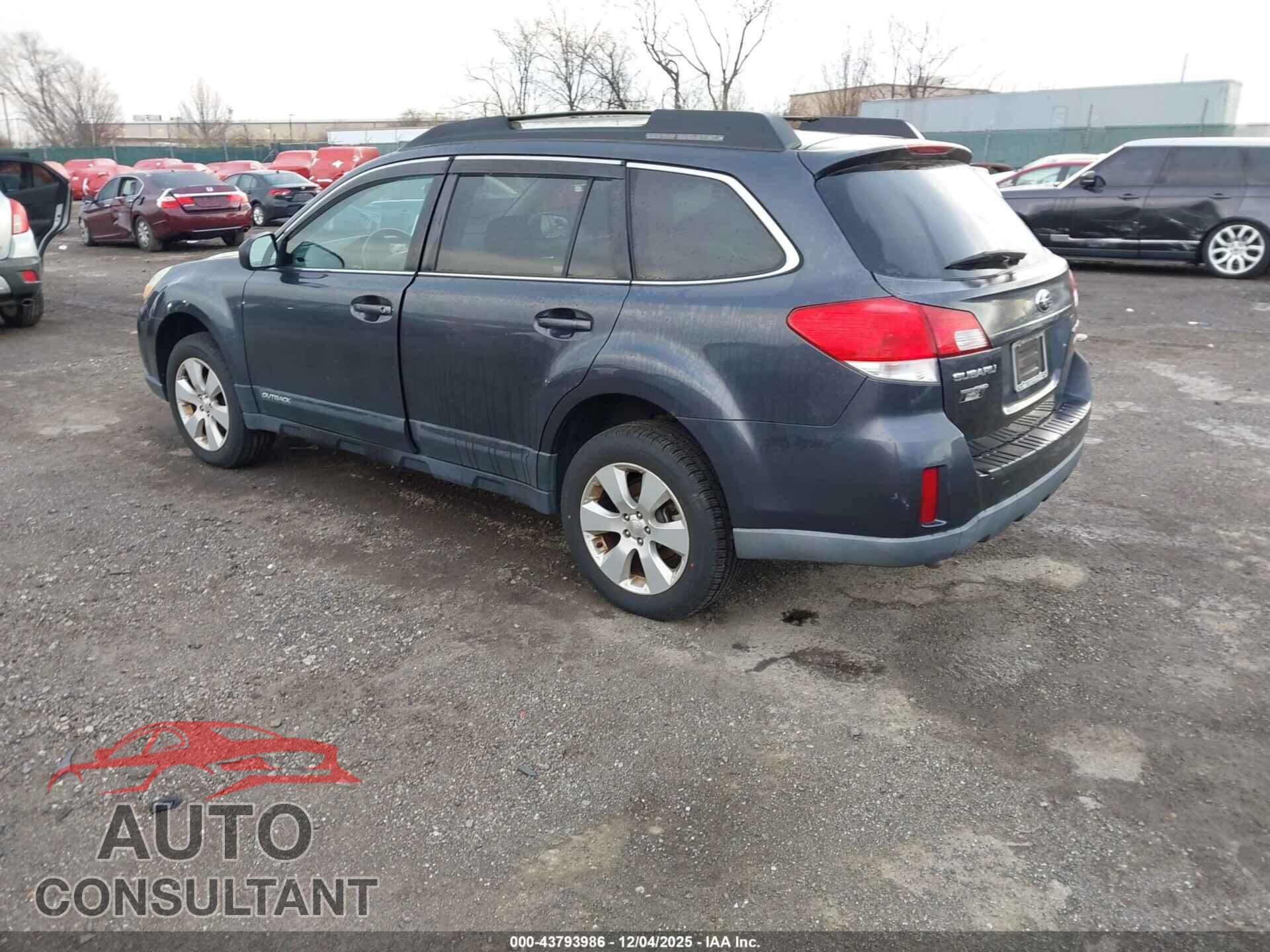 SUBARU OUTBACK 2012 - 4S4BRBCC0C3209592